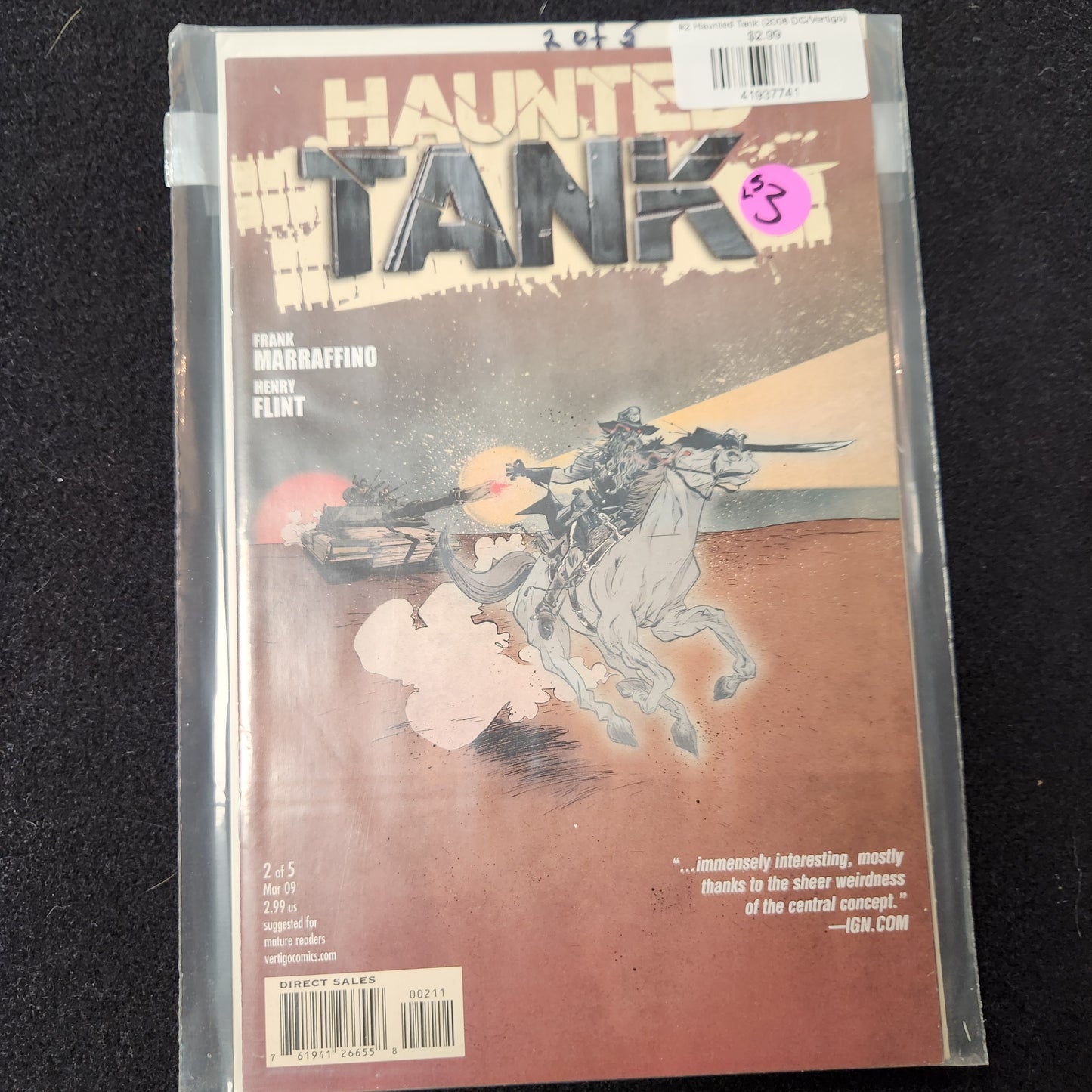 #2 Haunted Tank (2008 DC/Vertigo)