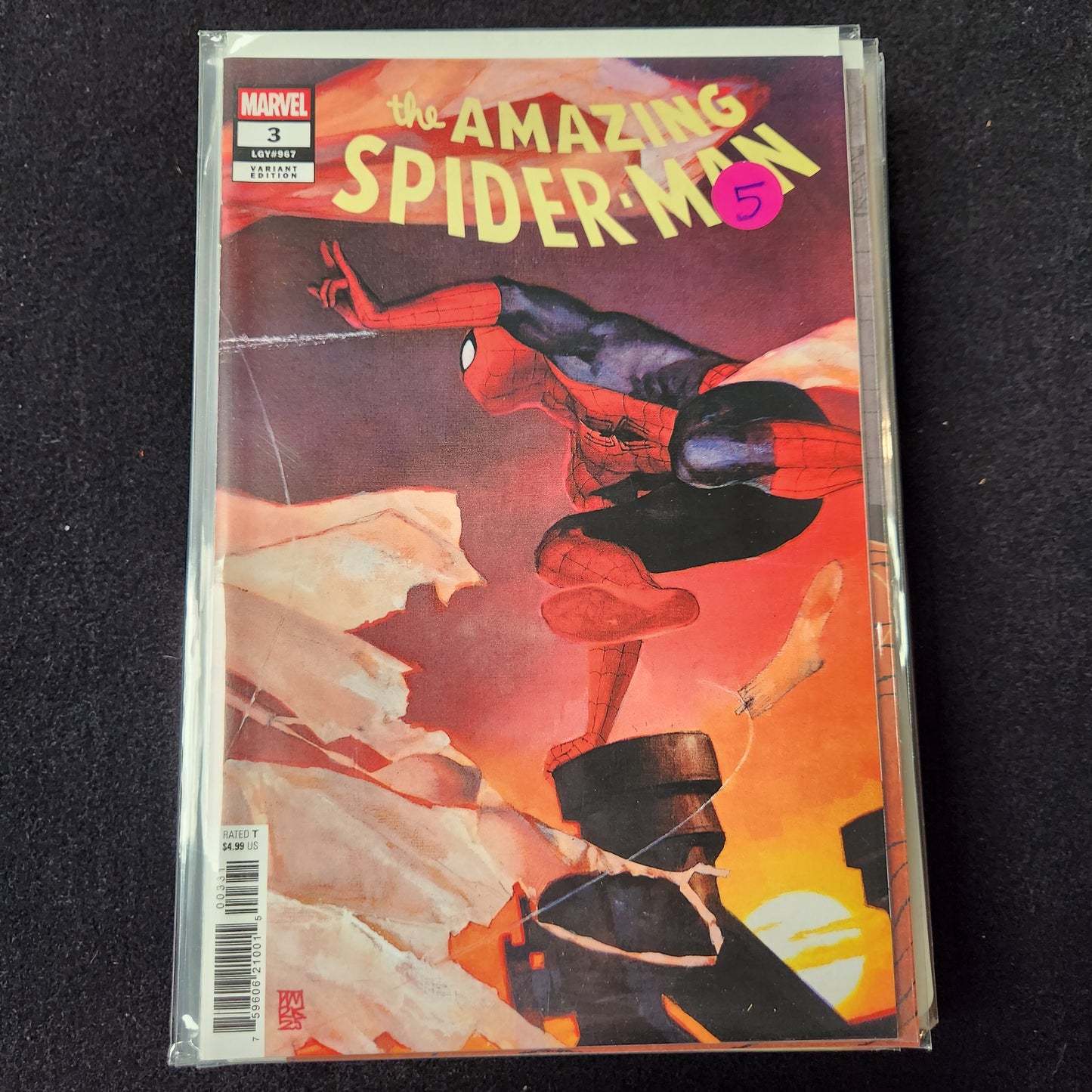 Amazing Spider-Man – Marvel Comics – (2025–Present) – Volume 7 – #3 - LGY #967 - Maleev Variant - Cover 12 - Cover L