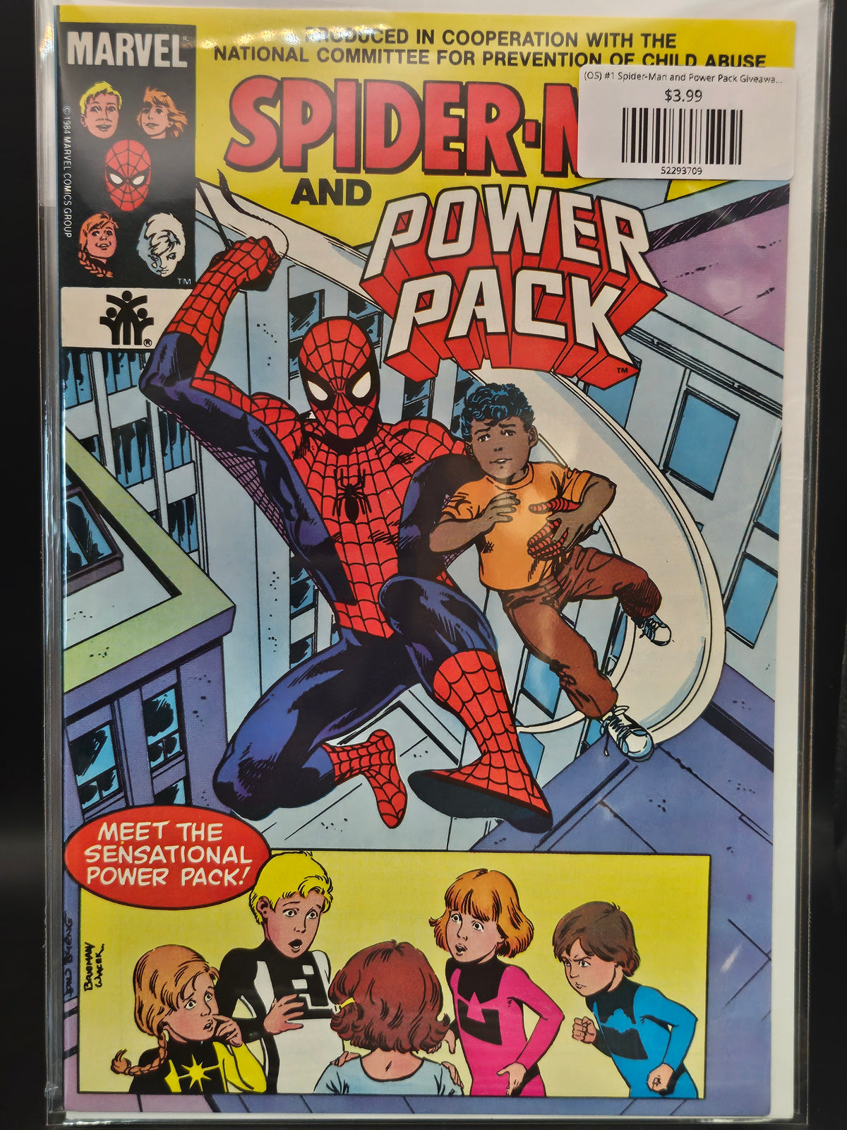 (OS) #1 Spider-Man and Power Pack Giveaway (1984)