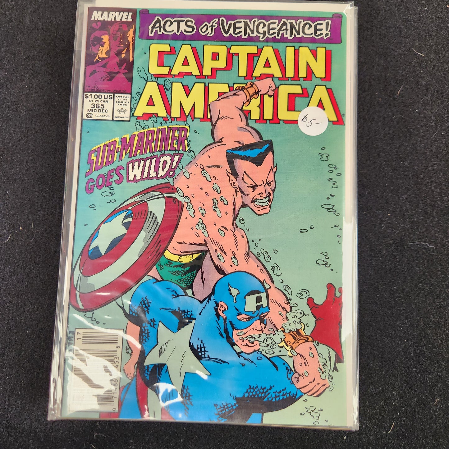 Captain America – Marvel – 1968–1996 – Volume 1 – Ongoing Series – #365