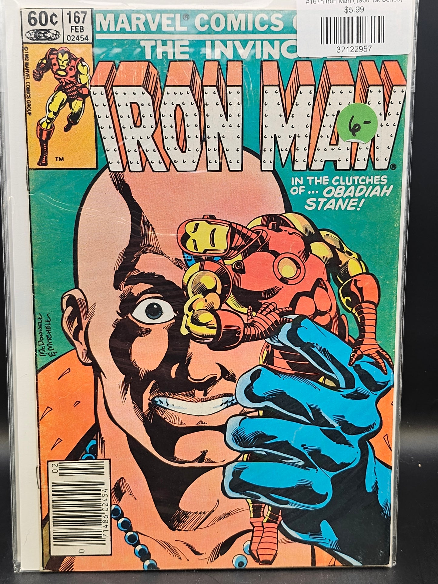 #167n Iron Man (1968 1st Series)