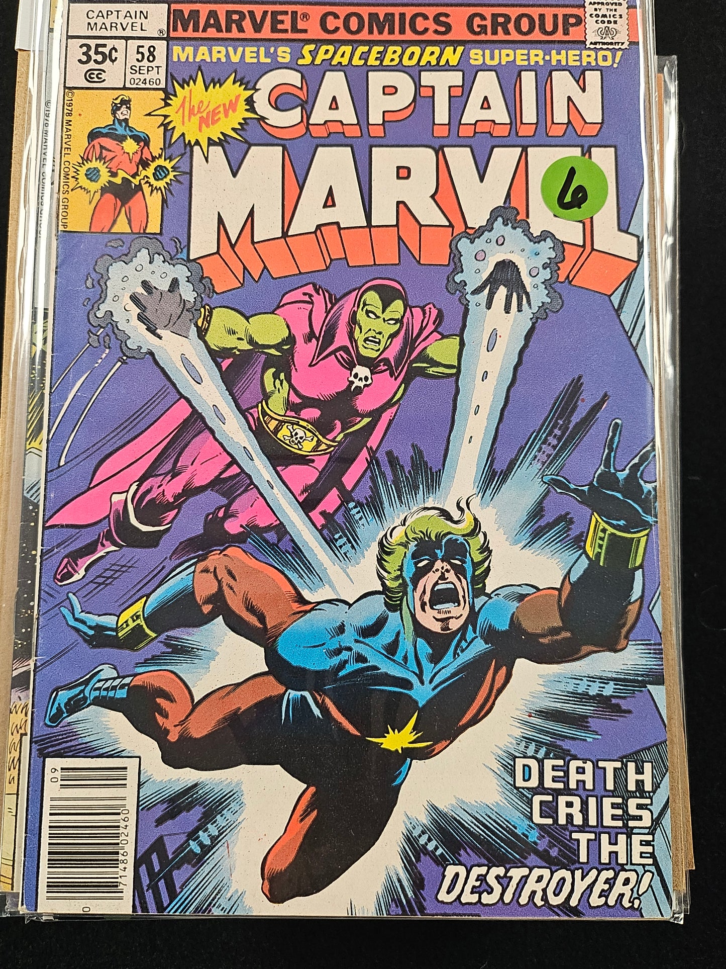 Captain Marvel – Marvel Comics – 1968–1979 – Volume 1 – #58