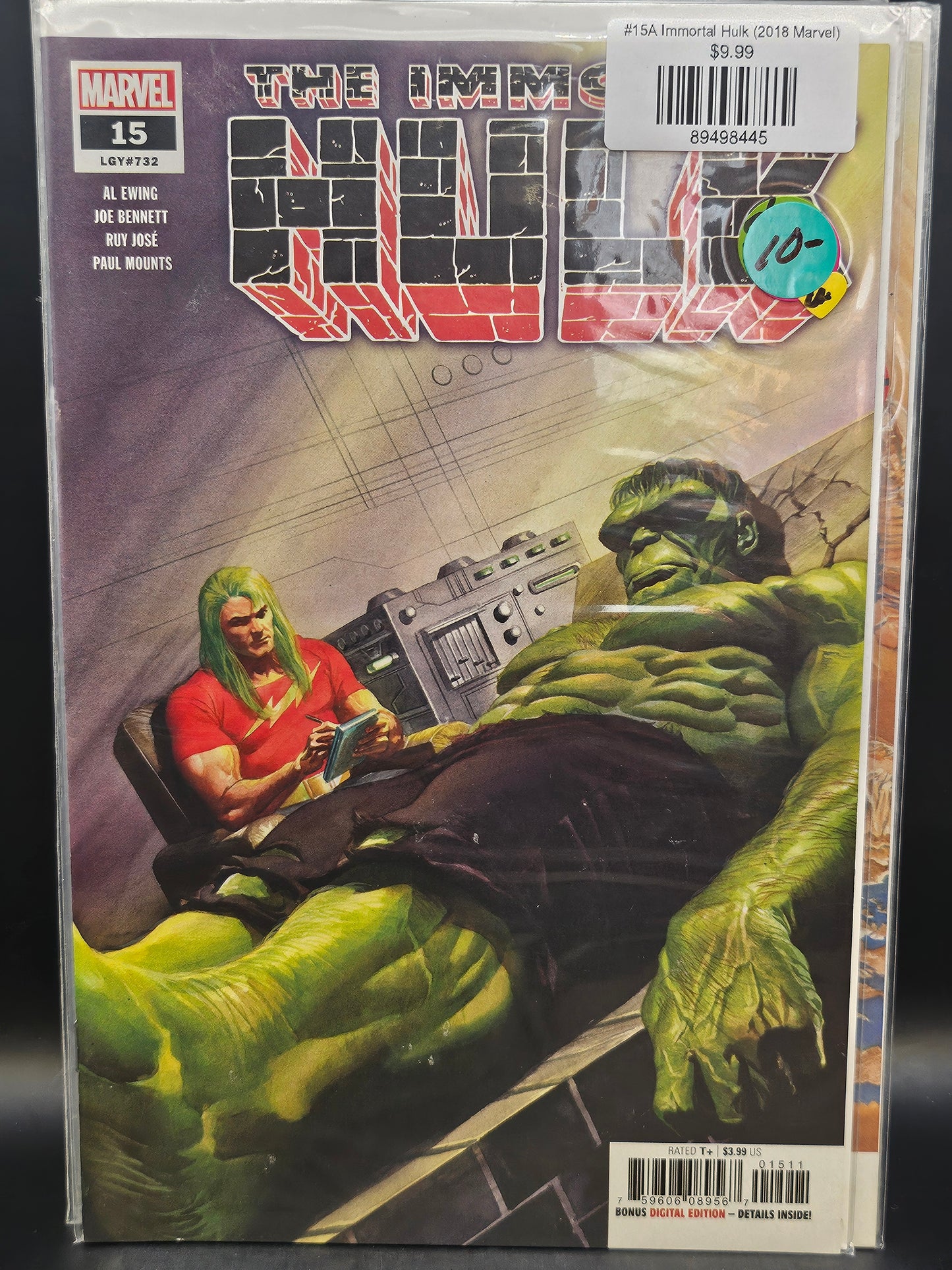 #15A Immortal Hulk (2018 Marvel)