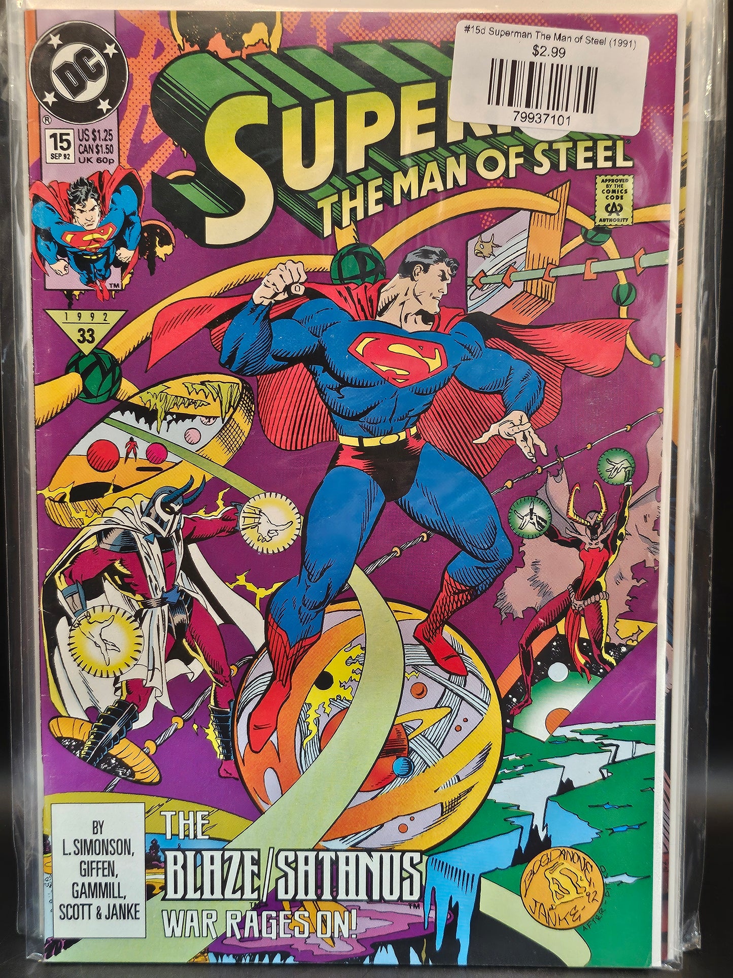 #15d Superman The Man of Steel (1991)