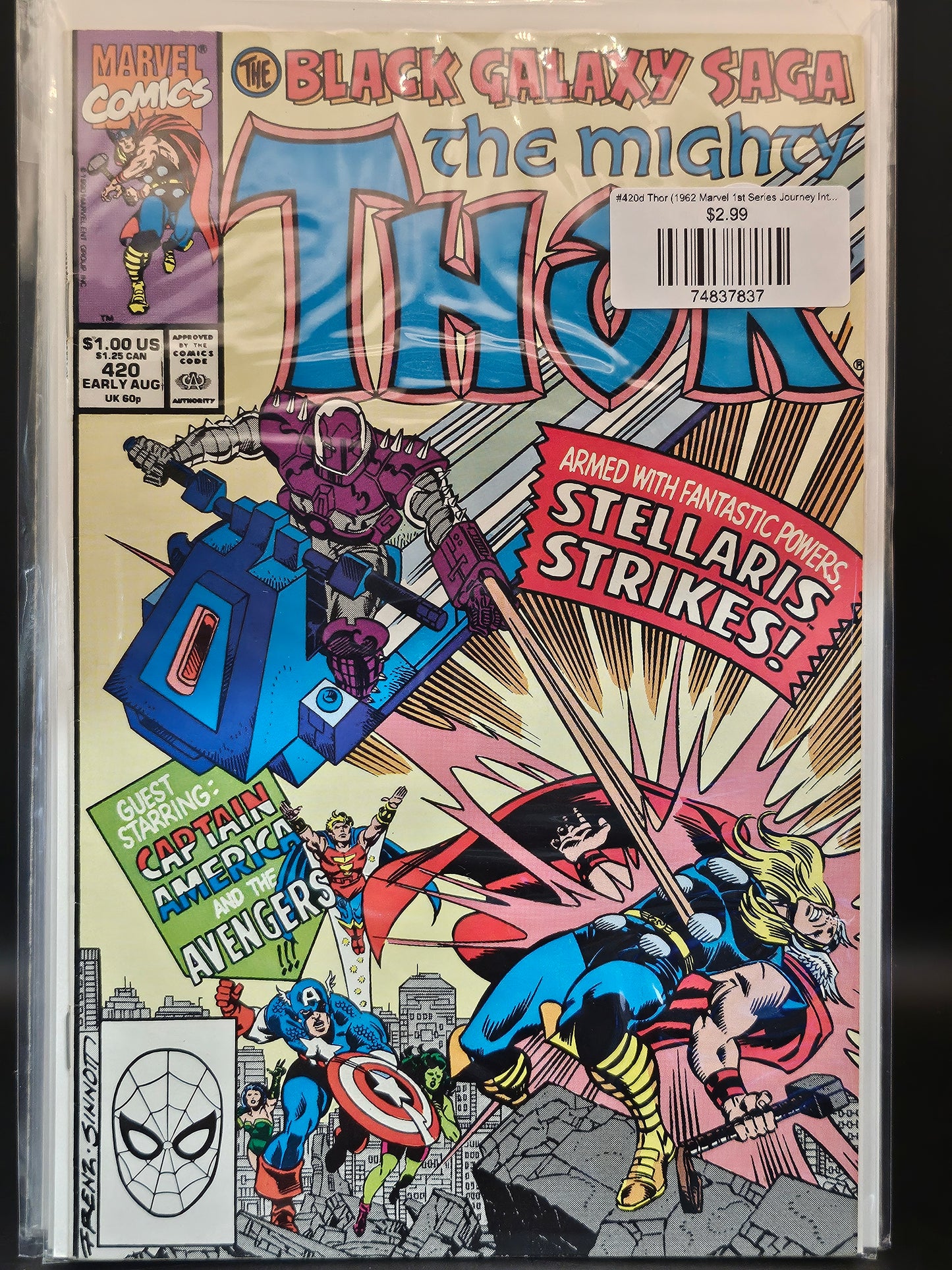 #420d Thor (1962 Marvel 1st Series Journey Into Mystery)