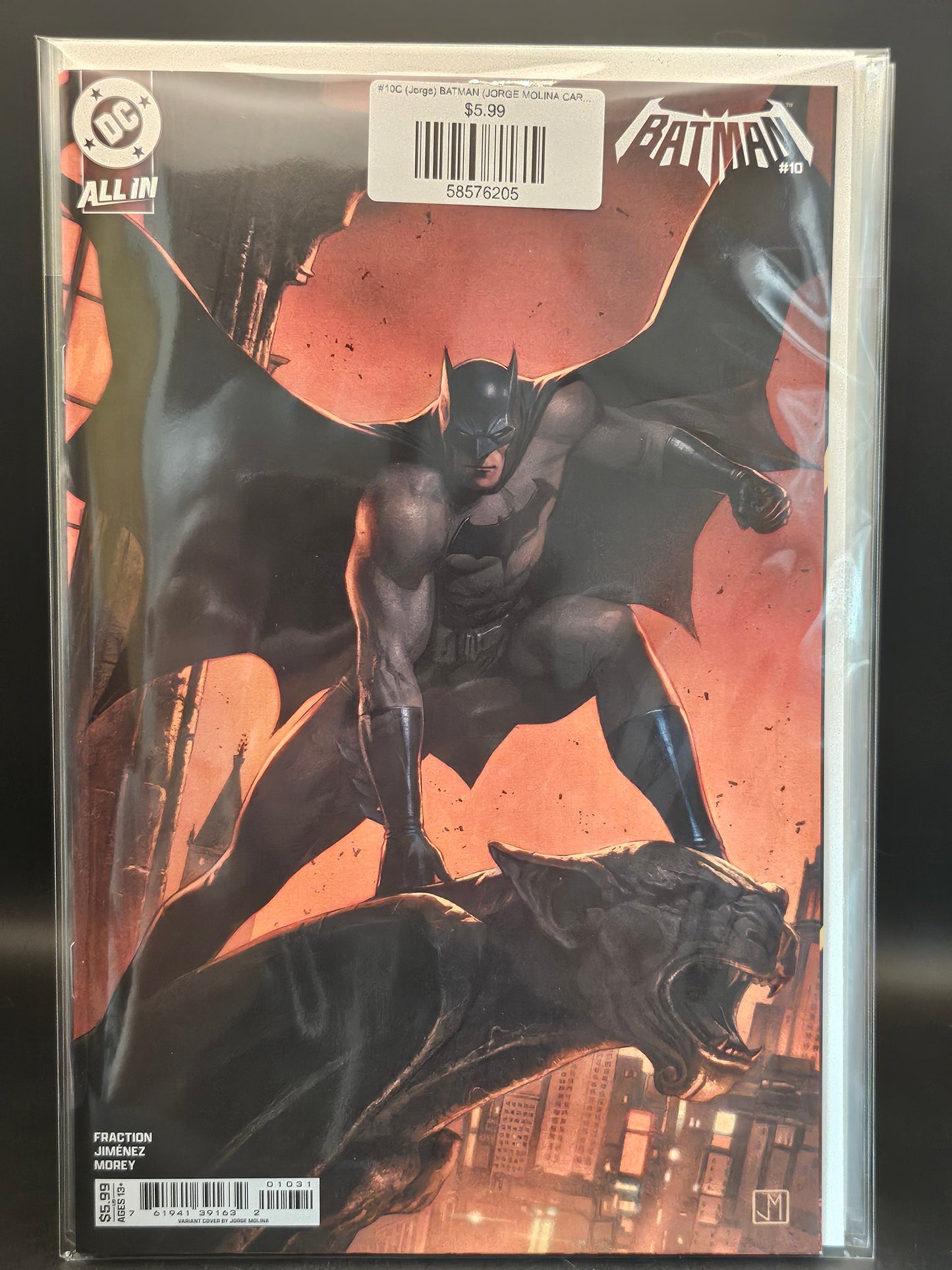 #10C (Jorge) BATMAN (JORGE MOLINA CARD STOCK VAR)