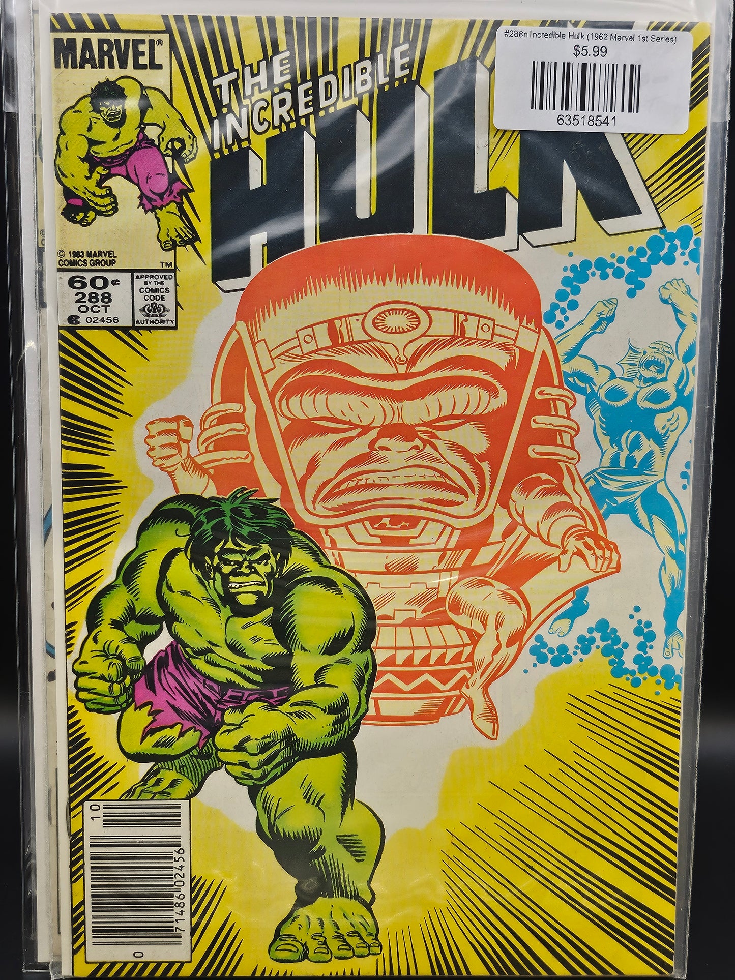 #288n Incredible Hulk (1962 Marvel 1st Series)