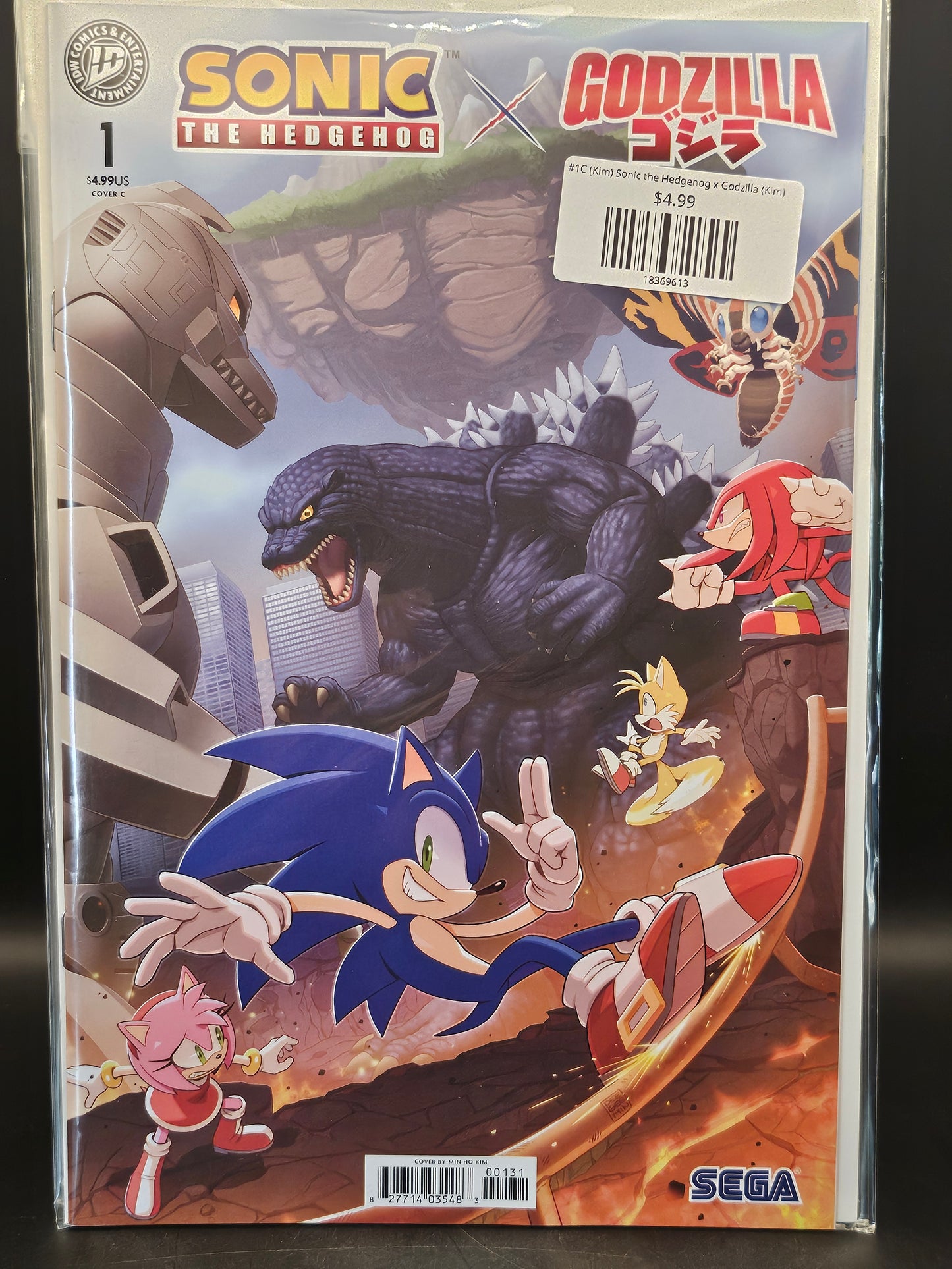 #1C (Kim) Sonic the Hedgehog x Godzilla (Kim)