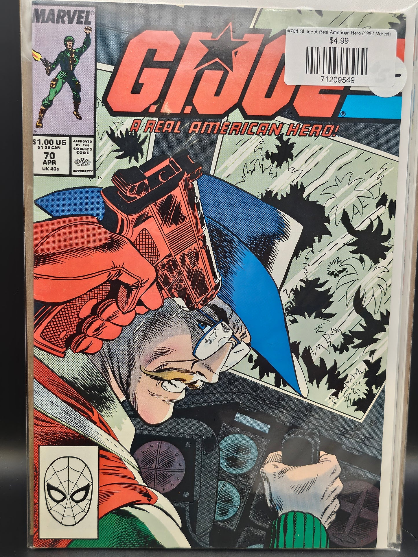#70d GI Joe A Real American Hero (1982 Marvel)