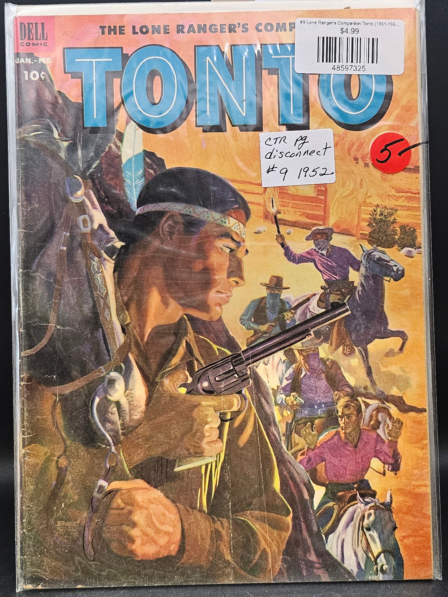 #9 Lone Ranger's Companion Tonto (1951-1959 Dell)