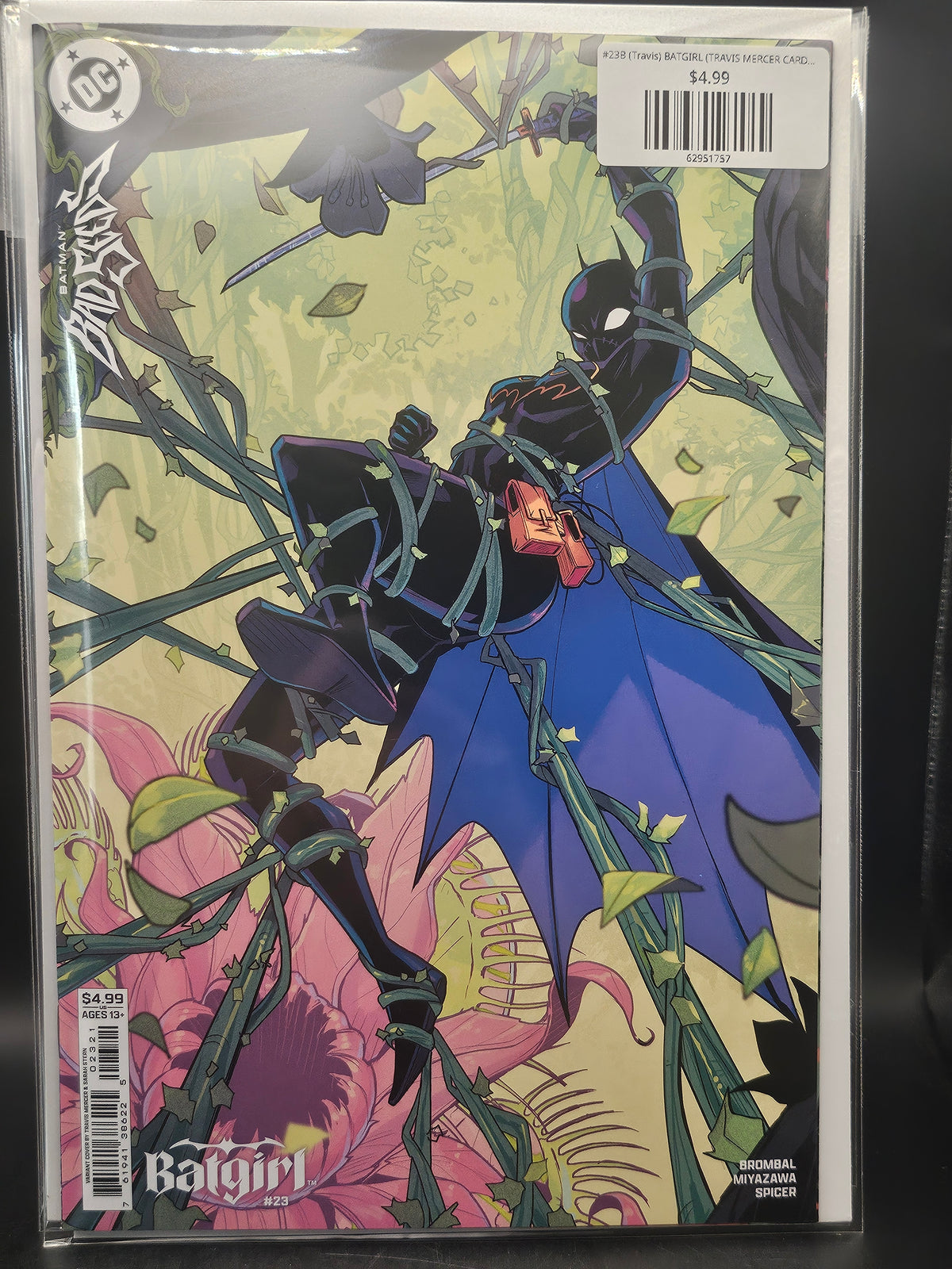 #23B (Travis) BATGIRL (TRAVIS MERCER CARD STOCK VAR BATMAN BAD SEEDS)