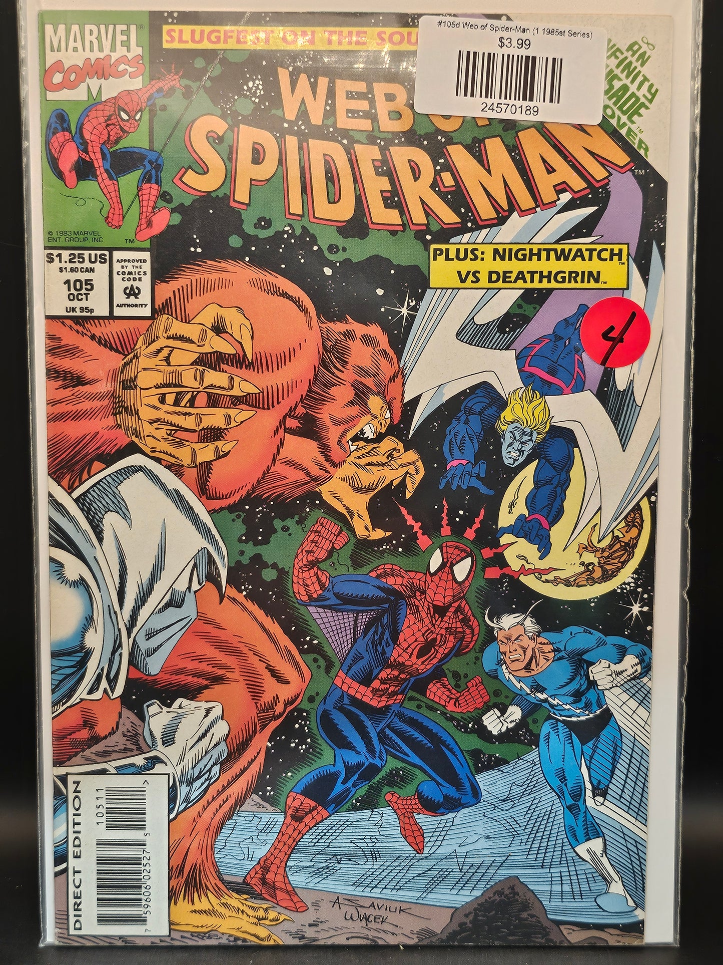 #105d Web of Spider-Man (1985 1st Series)