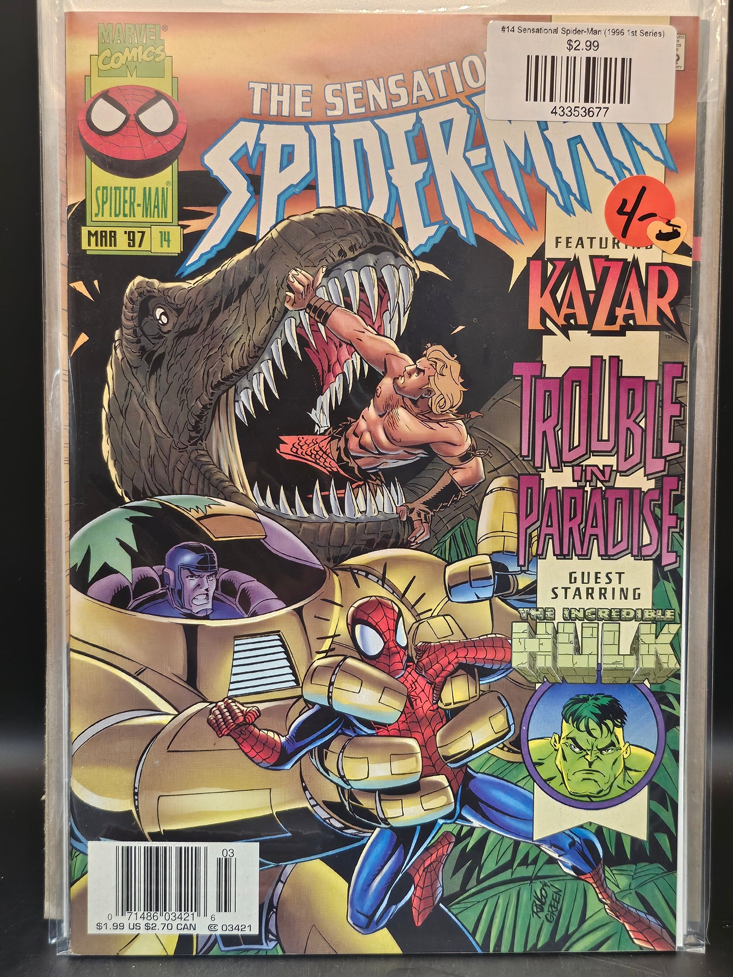 #14 Sensational Spider-Man (1996 1st Series)