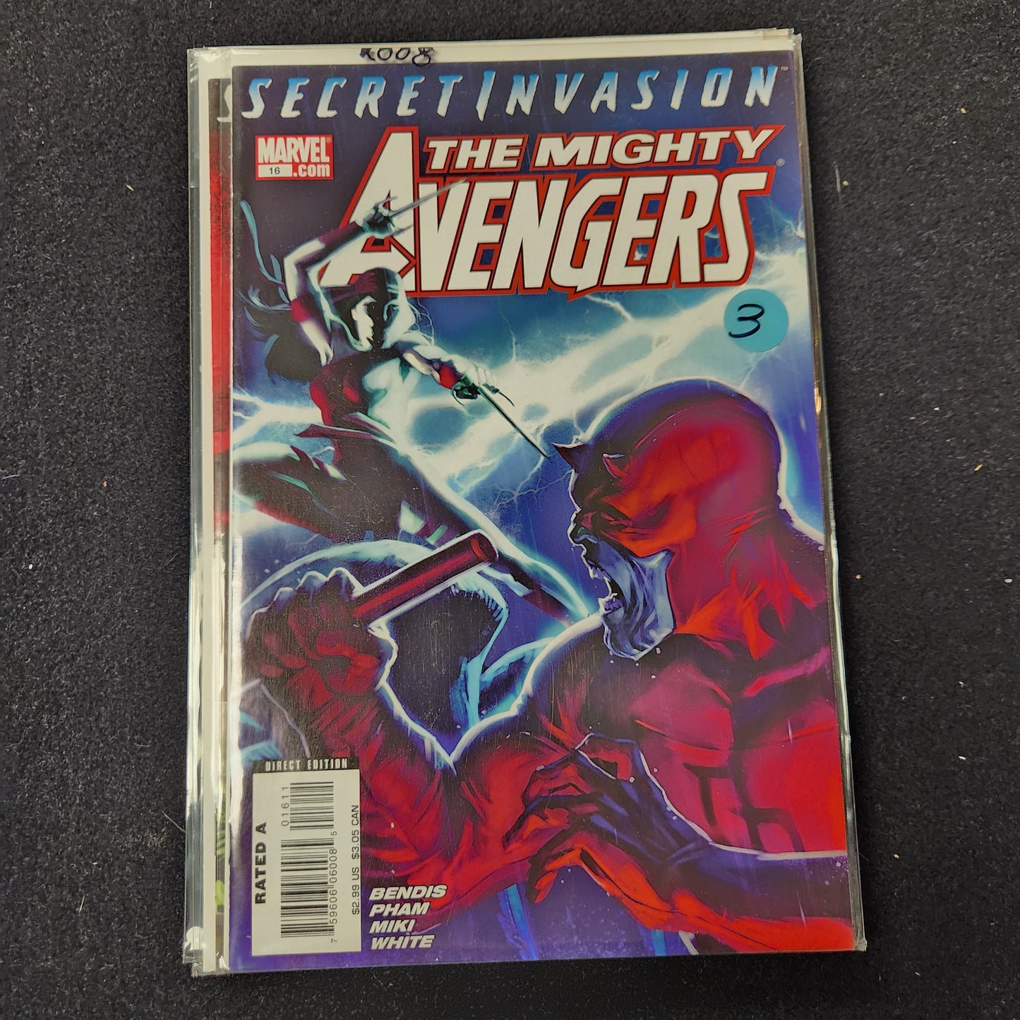 Mighty Avengers #16 (2007-10) blue $3