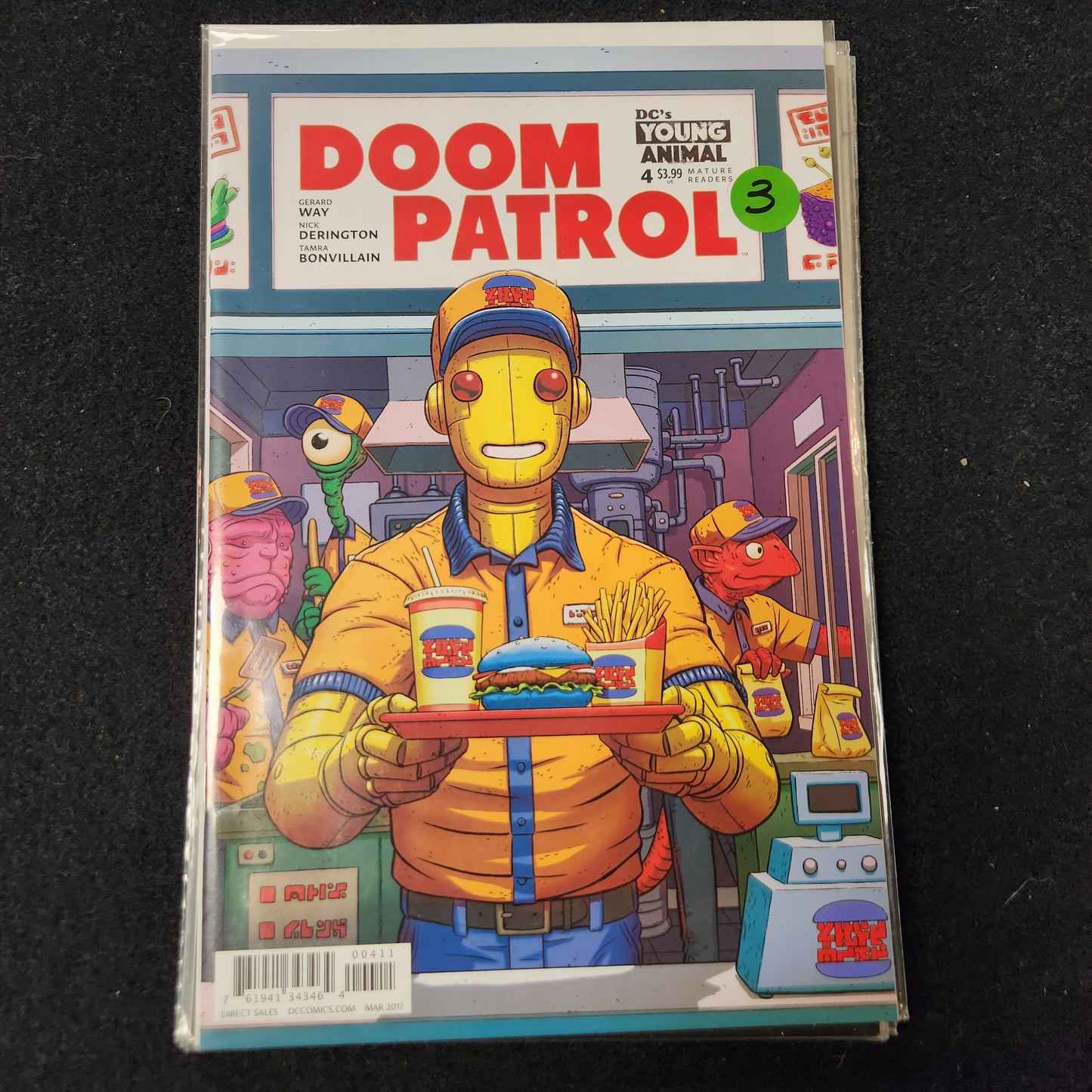 100.102 – #4 - Doom Patrol Young Animals -2016-18