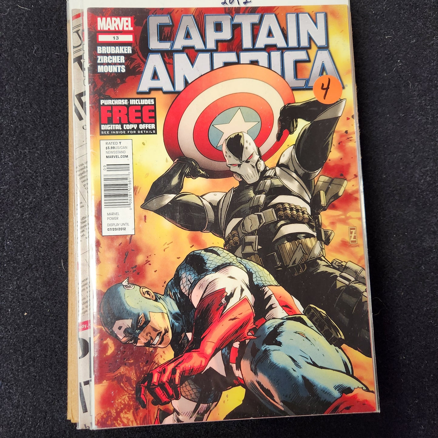 Captain America – Marvel – 2011–2012 – Volume 6 – Ongoing Series – #13 - Cover A