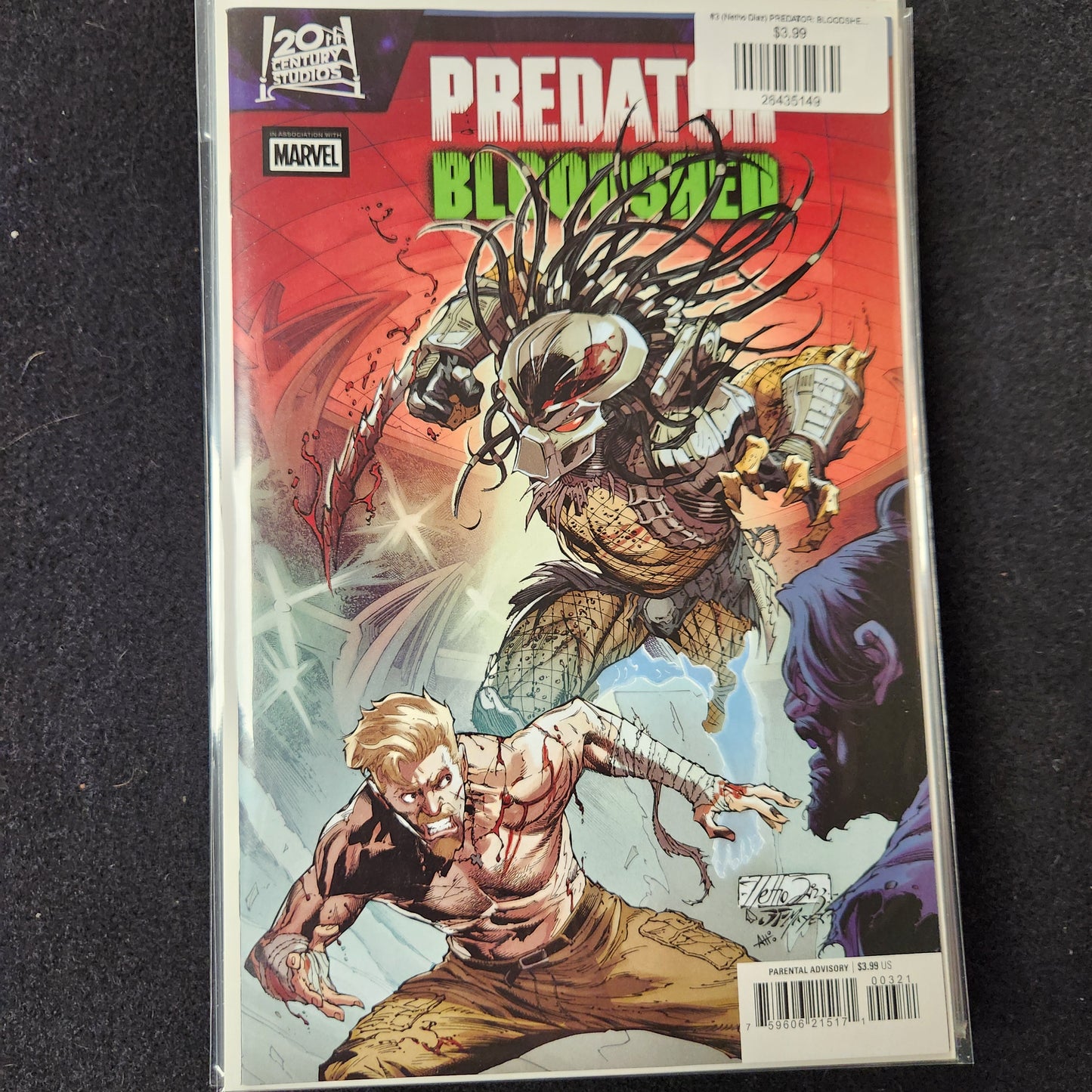 #3 (Netho Diaz) PREDATOR: BLOODSHED (Variant)