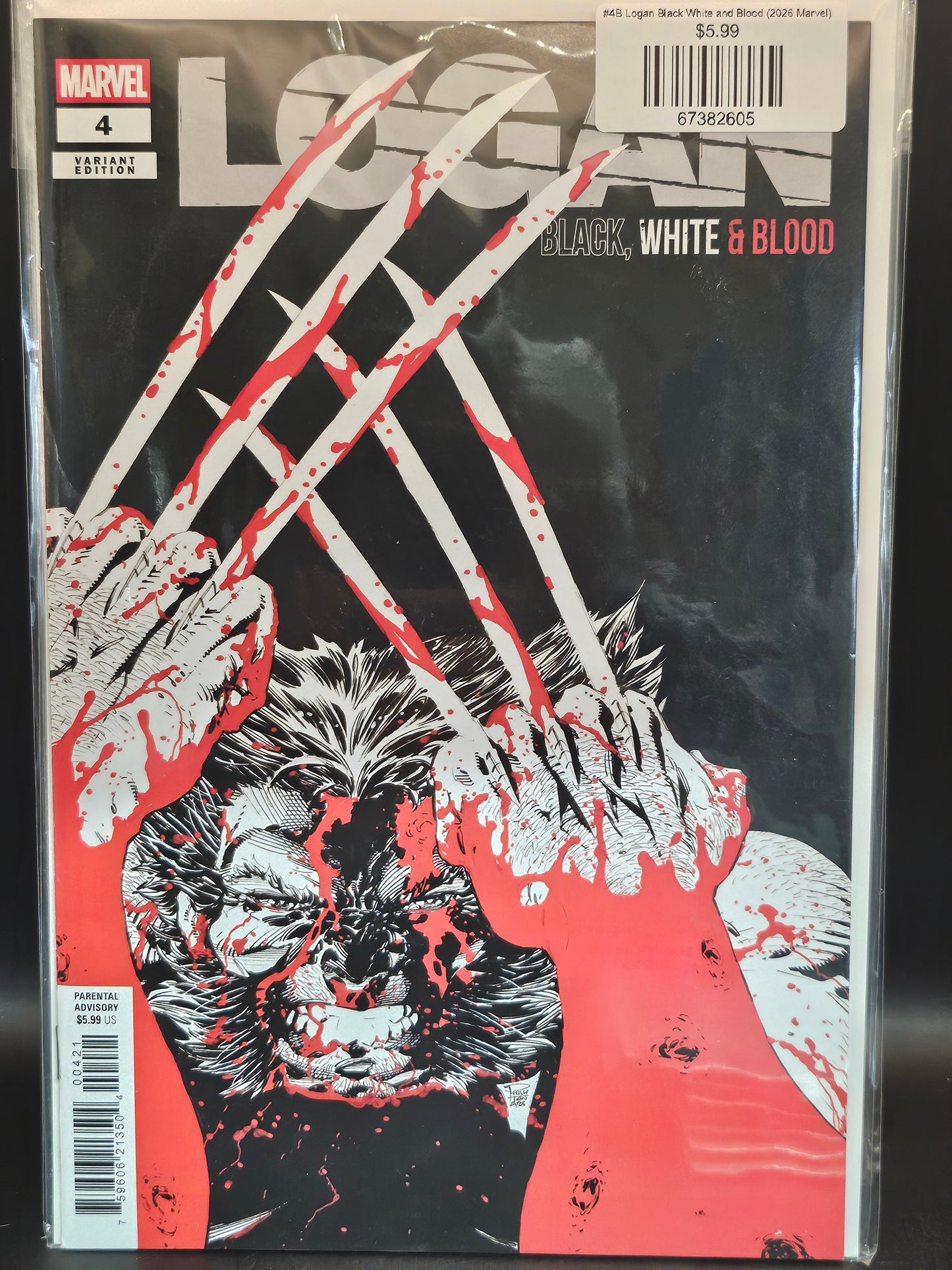 #4B Logan Black White and Blood (2026 Marvel)