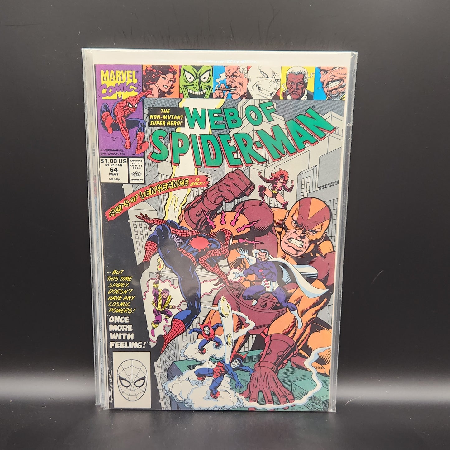 #64D Web of Spider-Man (1985 1st Series)