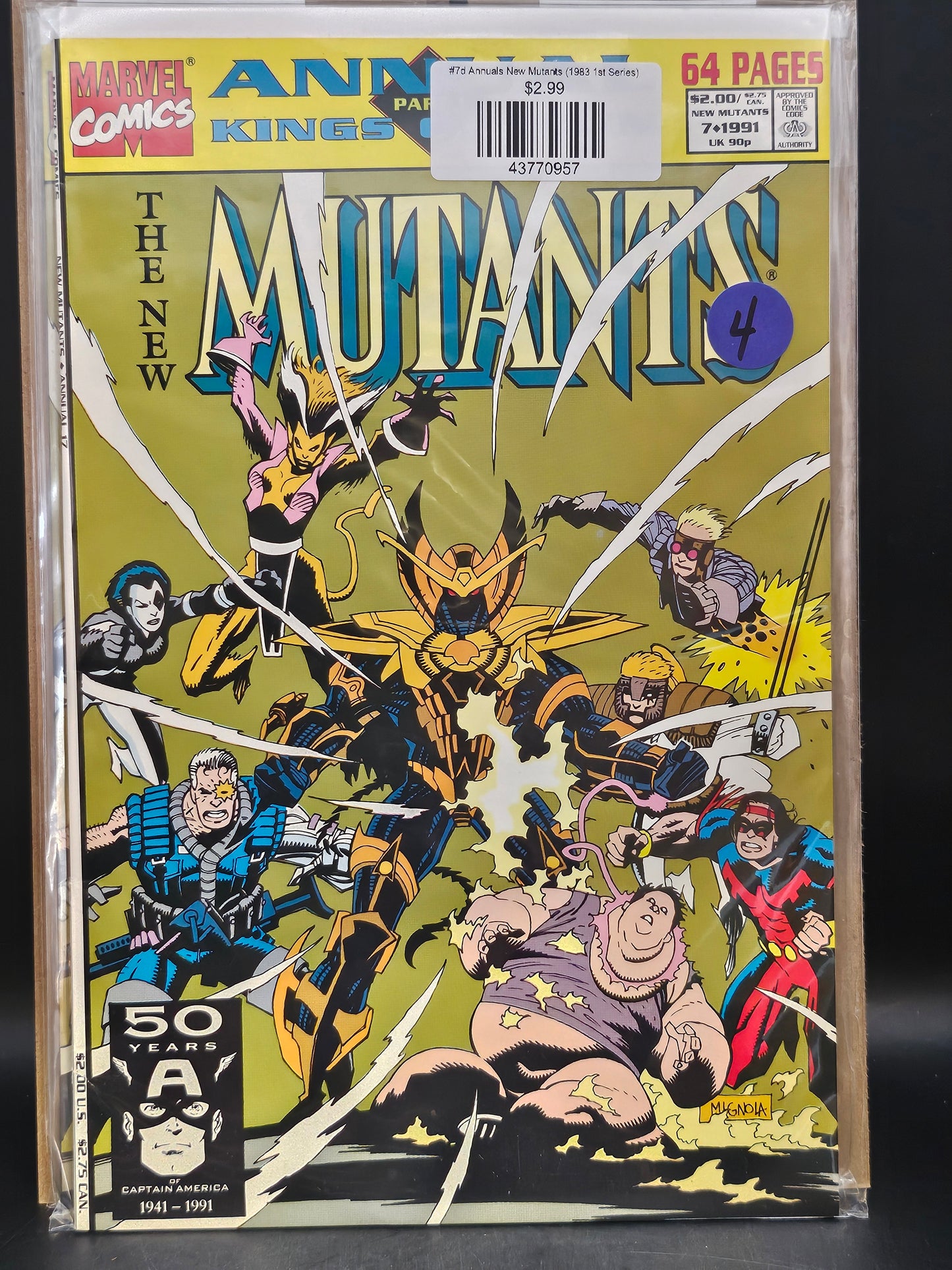 #7d Annuals New Mutants (1983 1st Series)