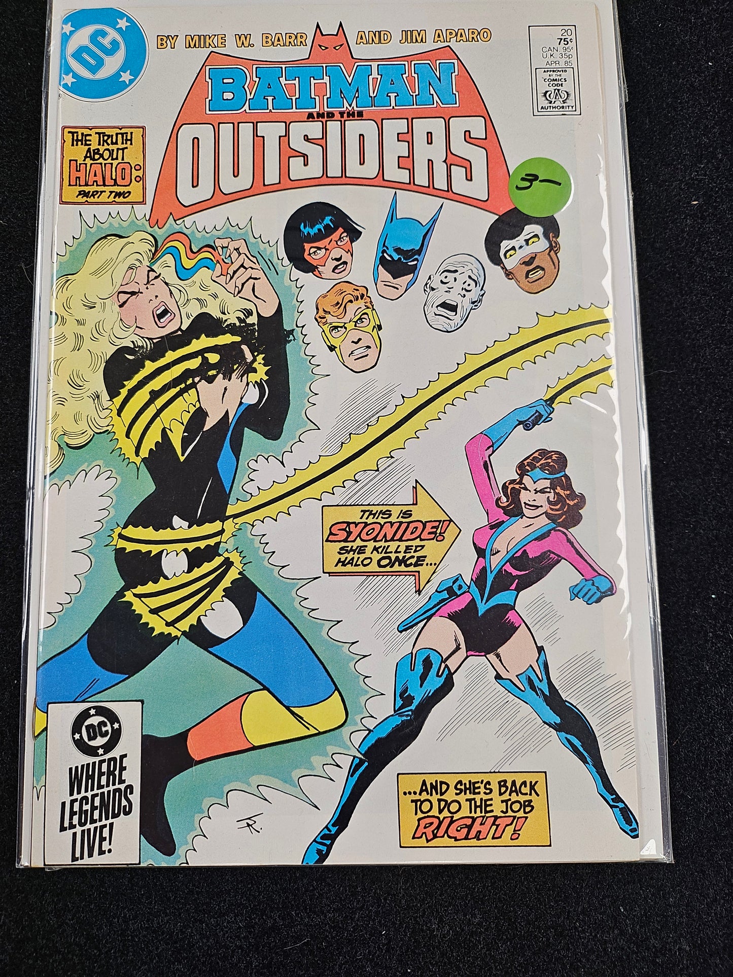 Batman and the Outsiders – DC Comics – (1983–1987) – Volume 1 – #20