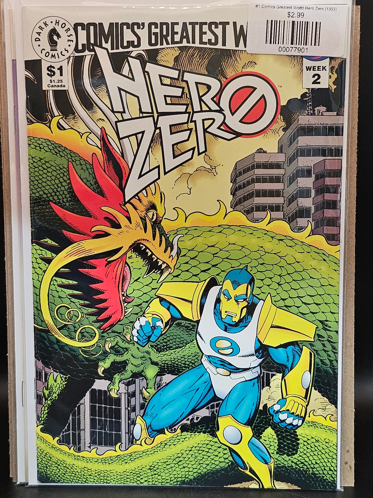 #1 Comics Greatest World Hero Zero (1993)