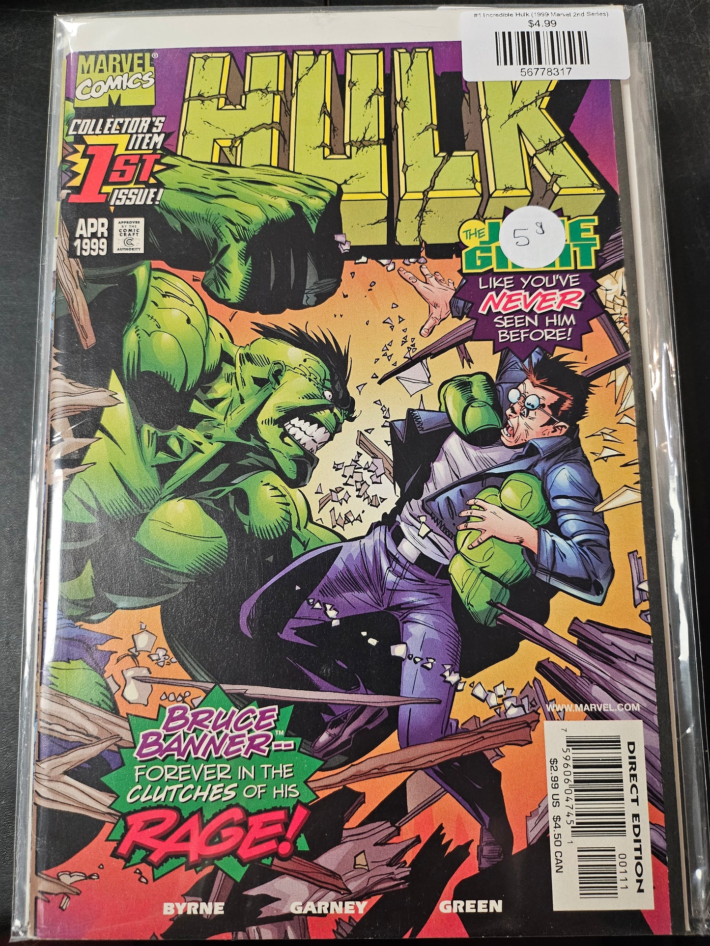 #1 Incredible Hulk (1999 Marvel 2nd Series)
