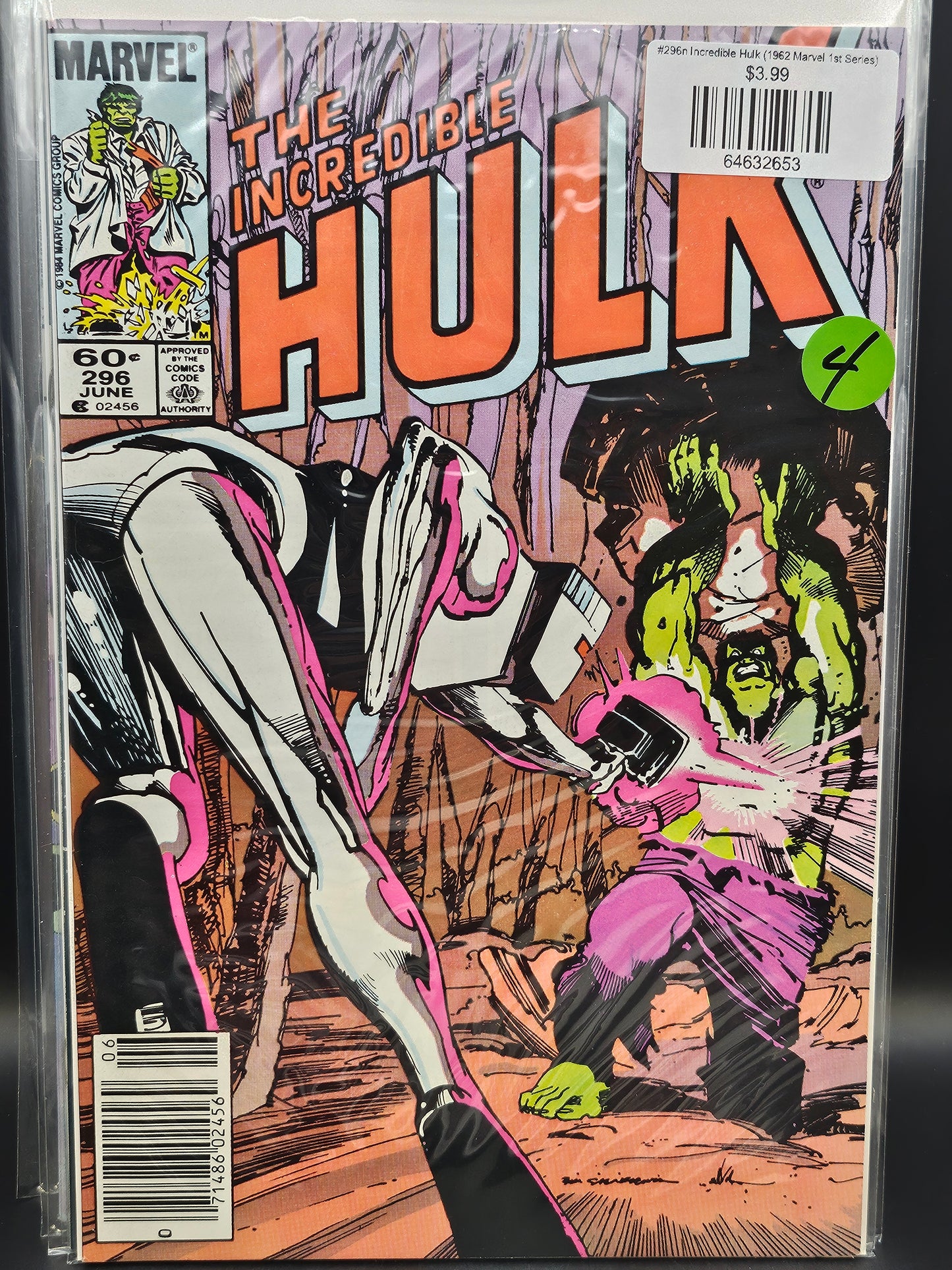 #296n Incredible Hulk (1962 Marvel 1st Series)