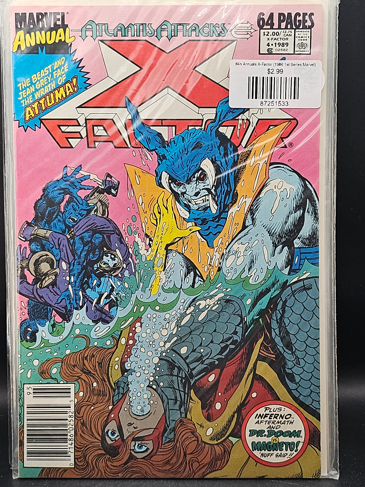 #4n Annuals X-Factor (1986 1st Series Marvel)