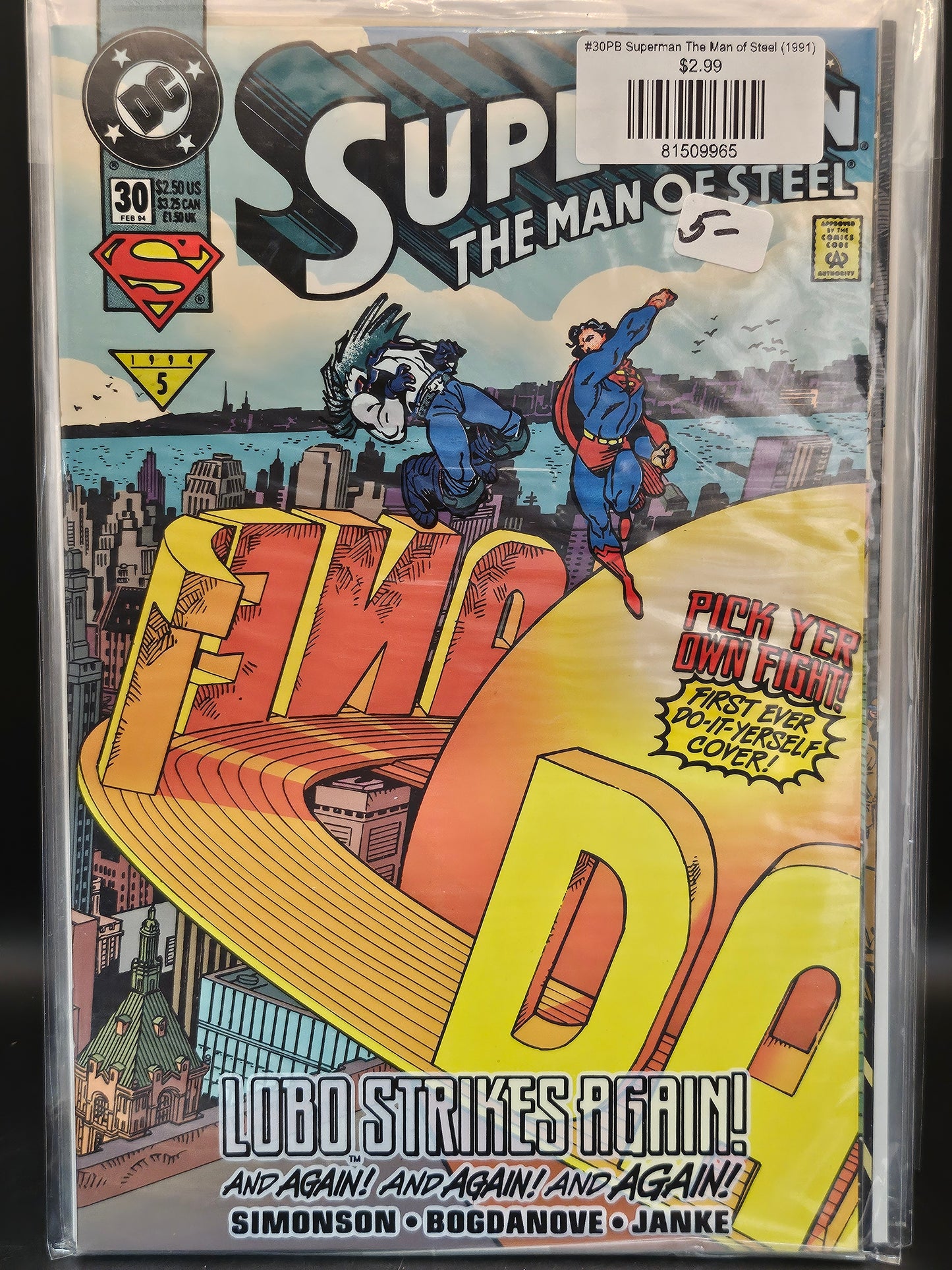 #30PB Superman The Man of Steel (1991)