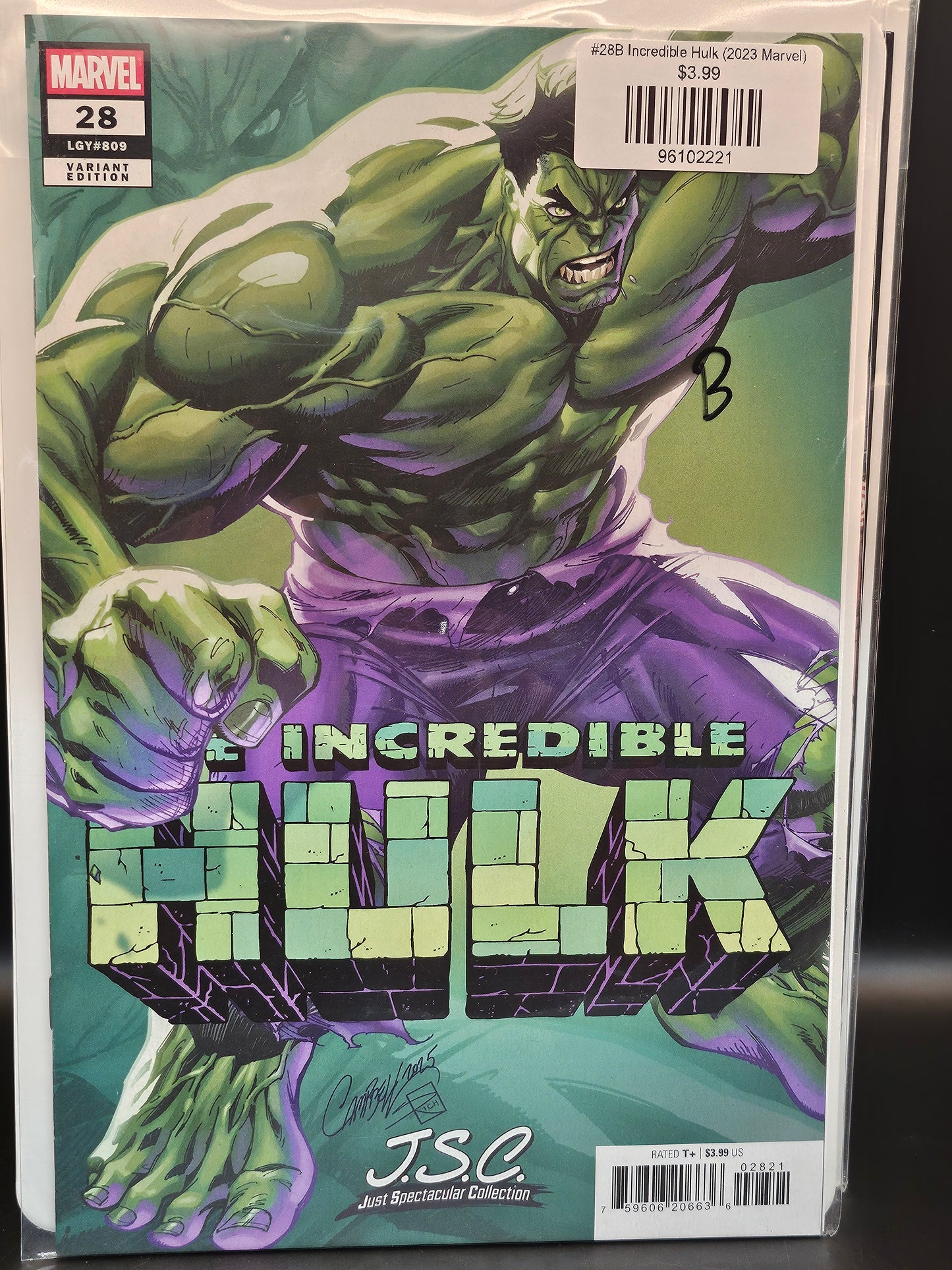 #28B Incredible Hulk (2023 Marvel)