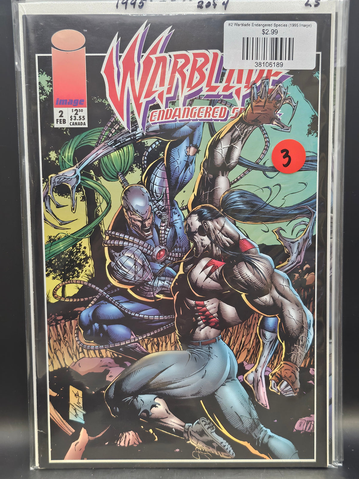 #2 Warblade Endangered Species (1995 Image)