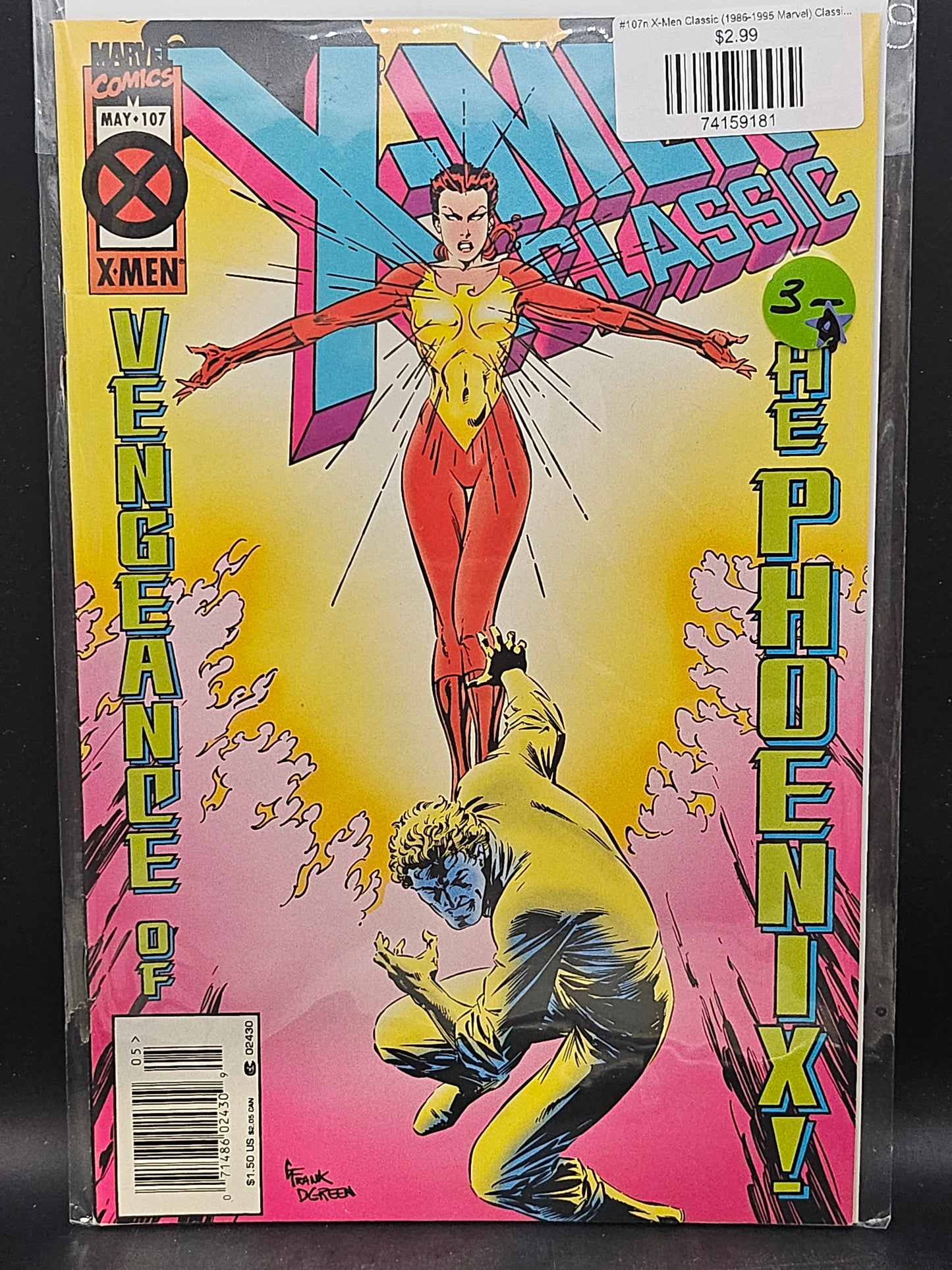 #107n X-Men Classic (1986-1995 Marvel) Classic X-Men