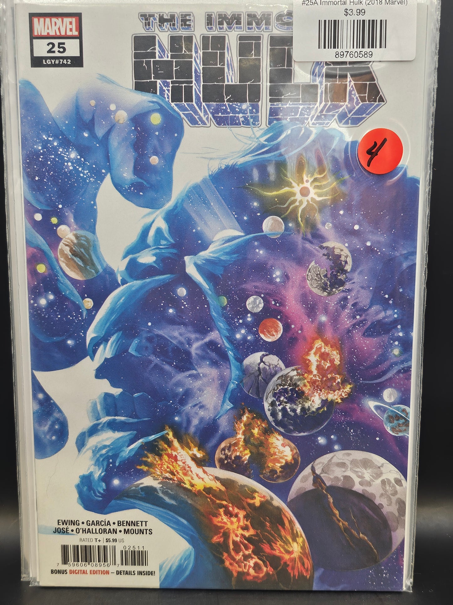 #25A Immortal Hulk (2018 Marvel)