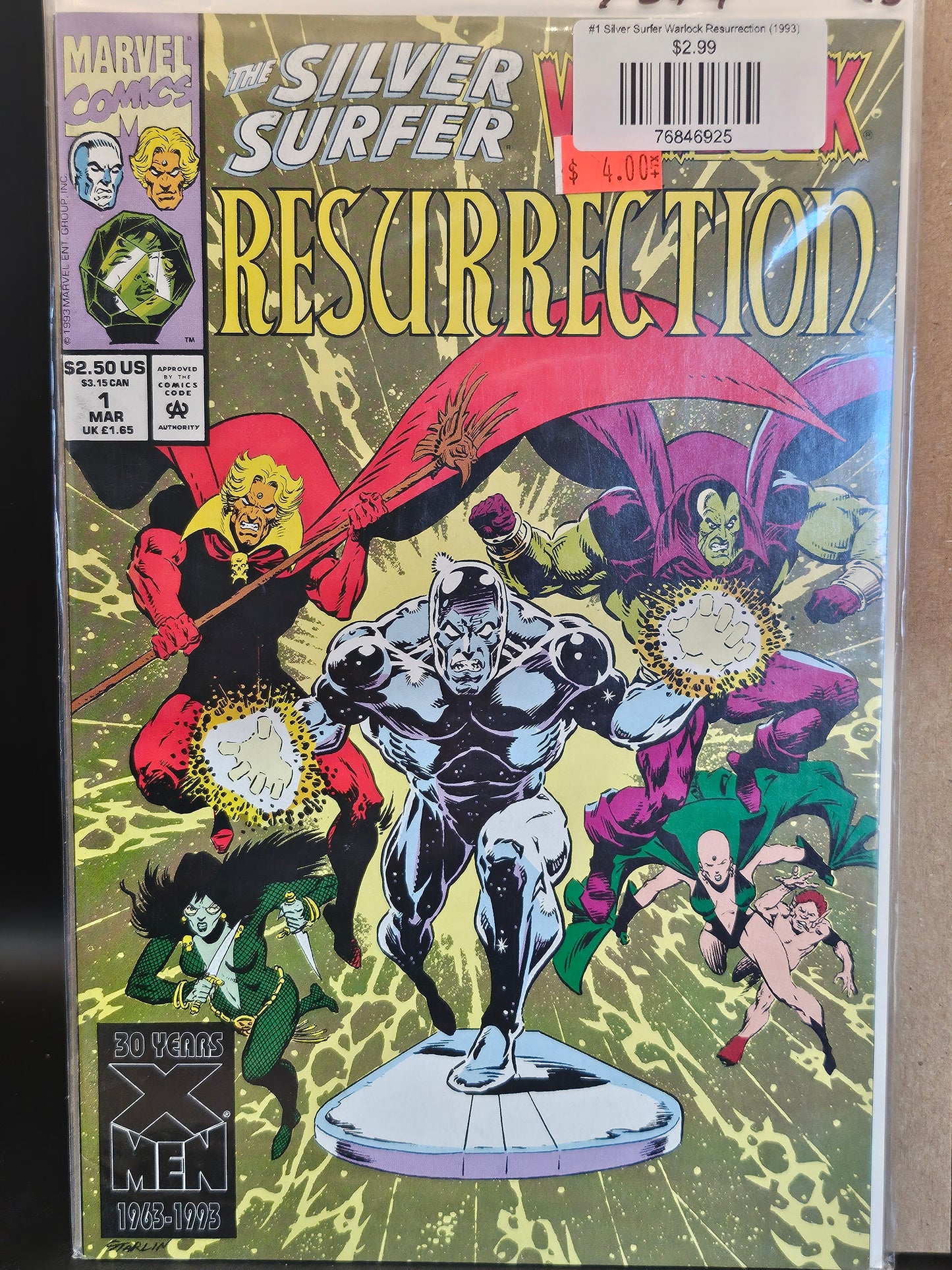 #1 Silver Surfer Warlock Resurrection (1993)