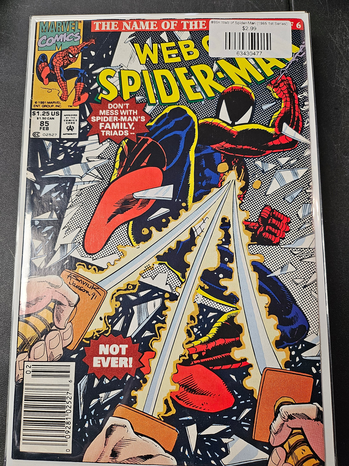 #85n Web of Spider-Man (1985 1st Series)