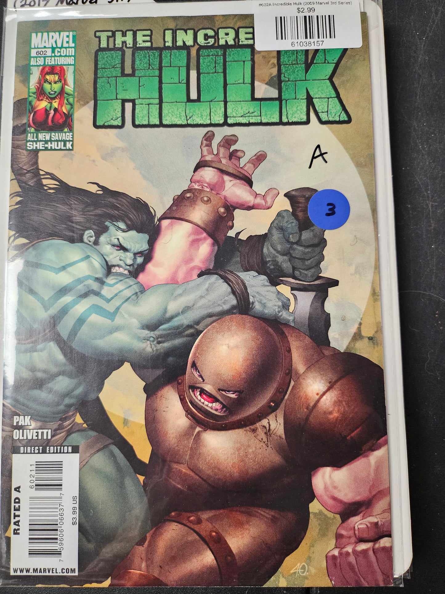 #602A Incredible Hulk (2009 Marvel 3rd Series)