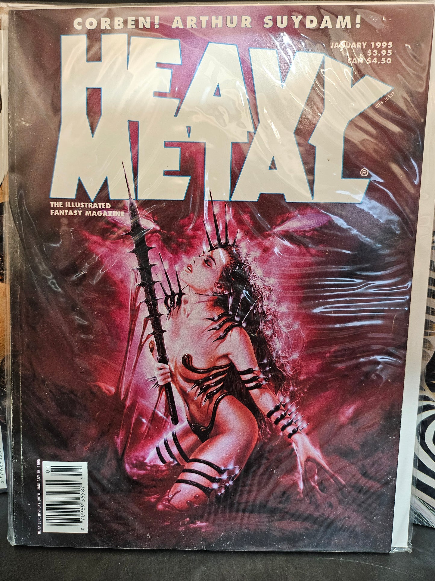 7 Vintage HEAVY METAL The Illustrated Fantasy Magazine 1 1994 & 6 1995