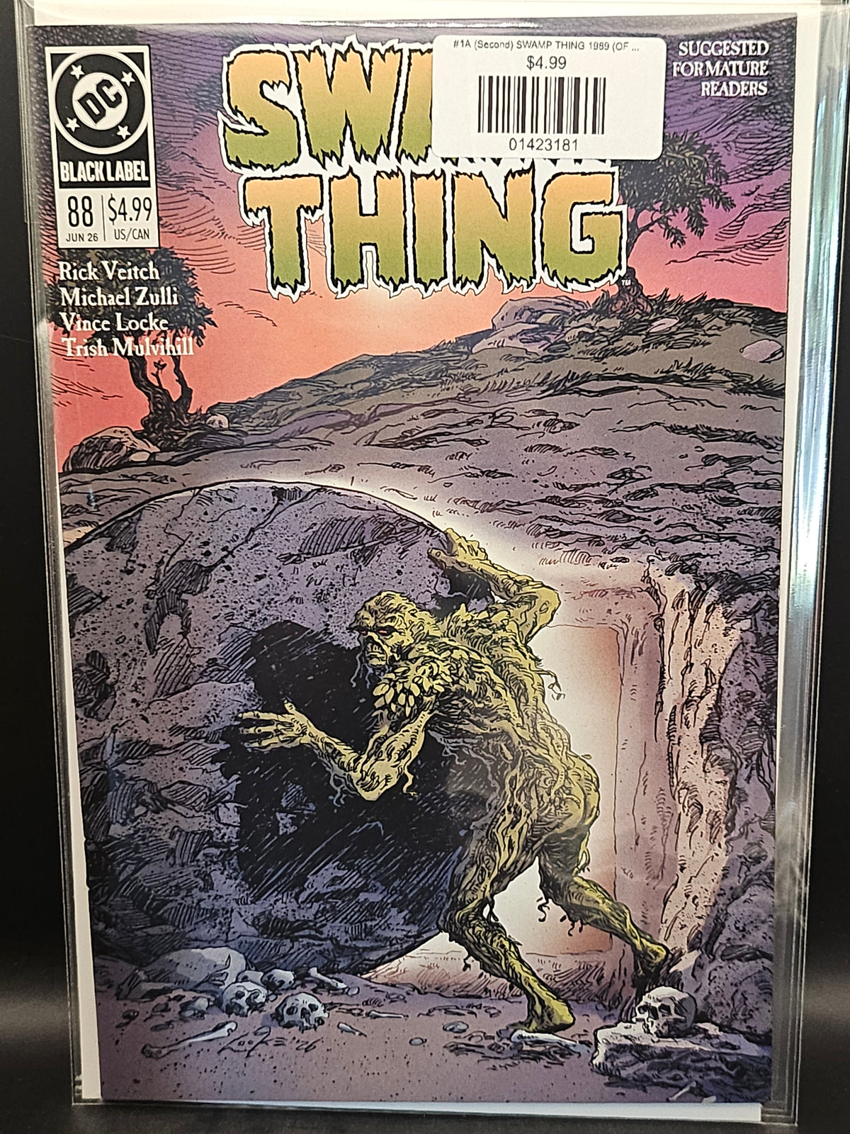 #1A (Second) SWAMP THING 1989 (OF 4 Second Printing Vince Locke MR)