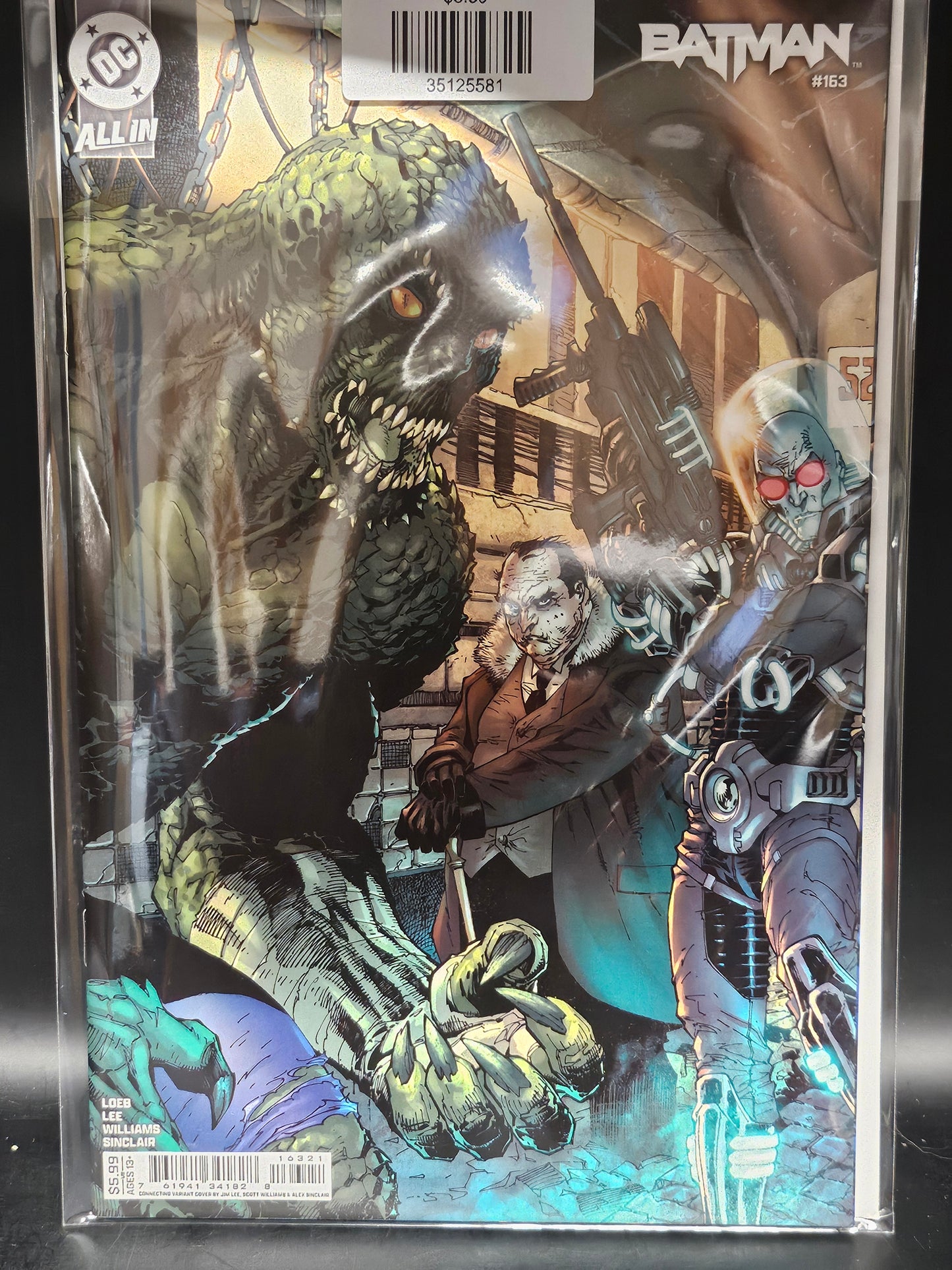 #163C (Jim) BATMAN (JIM LEE & SCOTT WILLIAMS BATMAN CONNECTING LEFT CARD STOCK VAR)