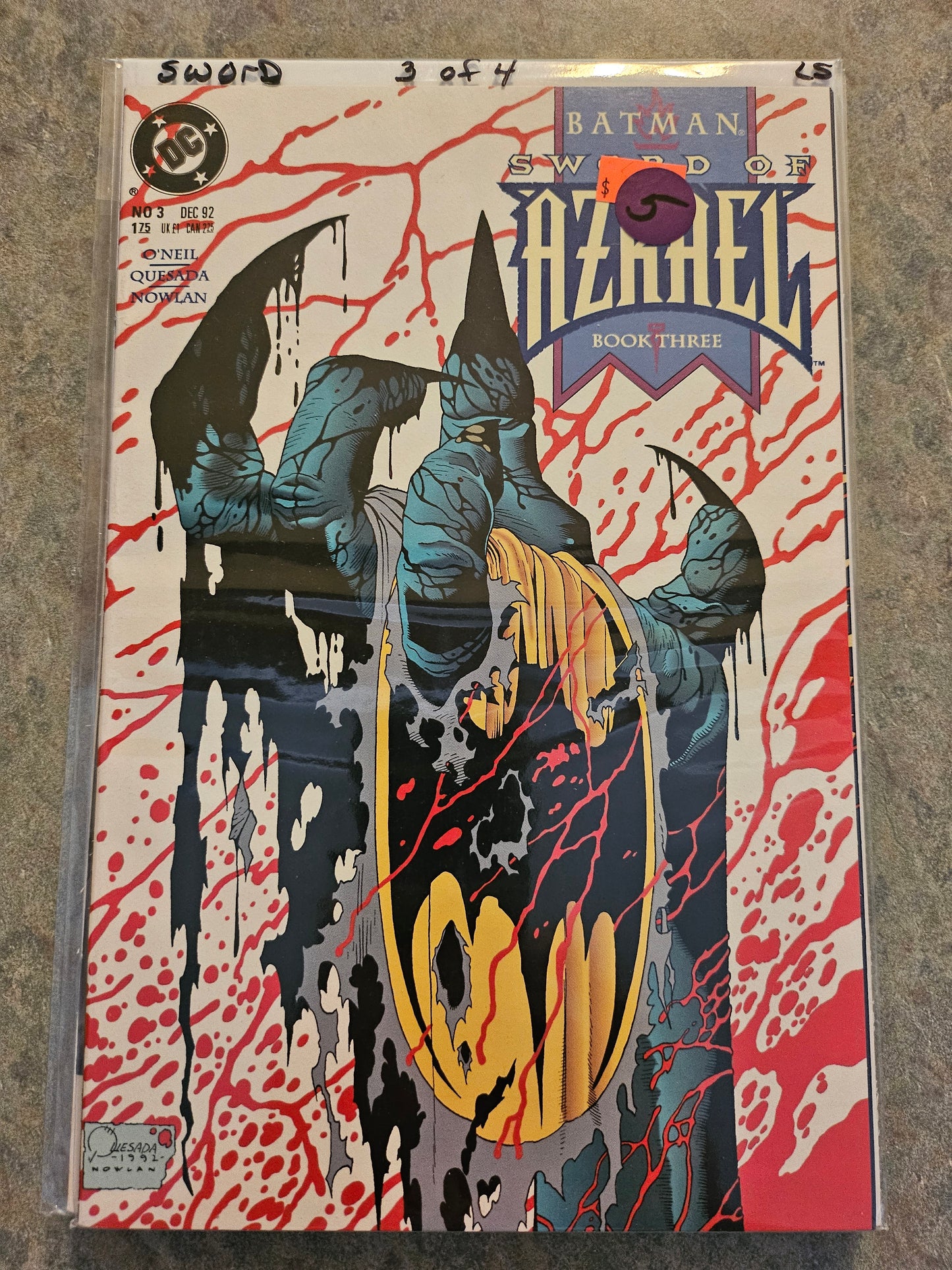 Batman: Sword of Azrael – DC Comics – (1992–1993) – Volume 1 – Limited Series – #3 of 4
