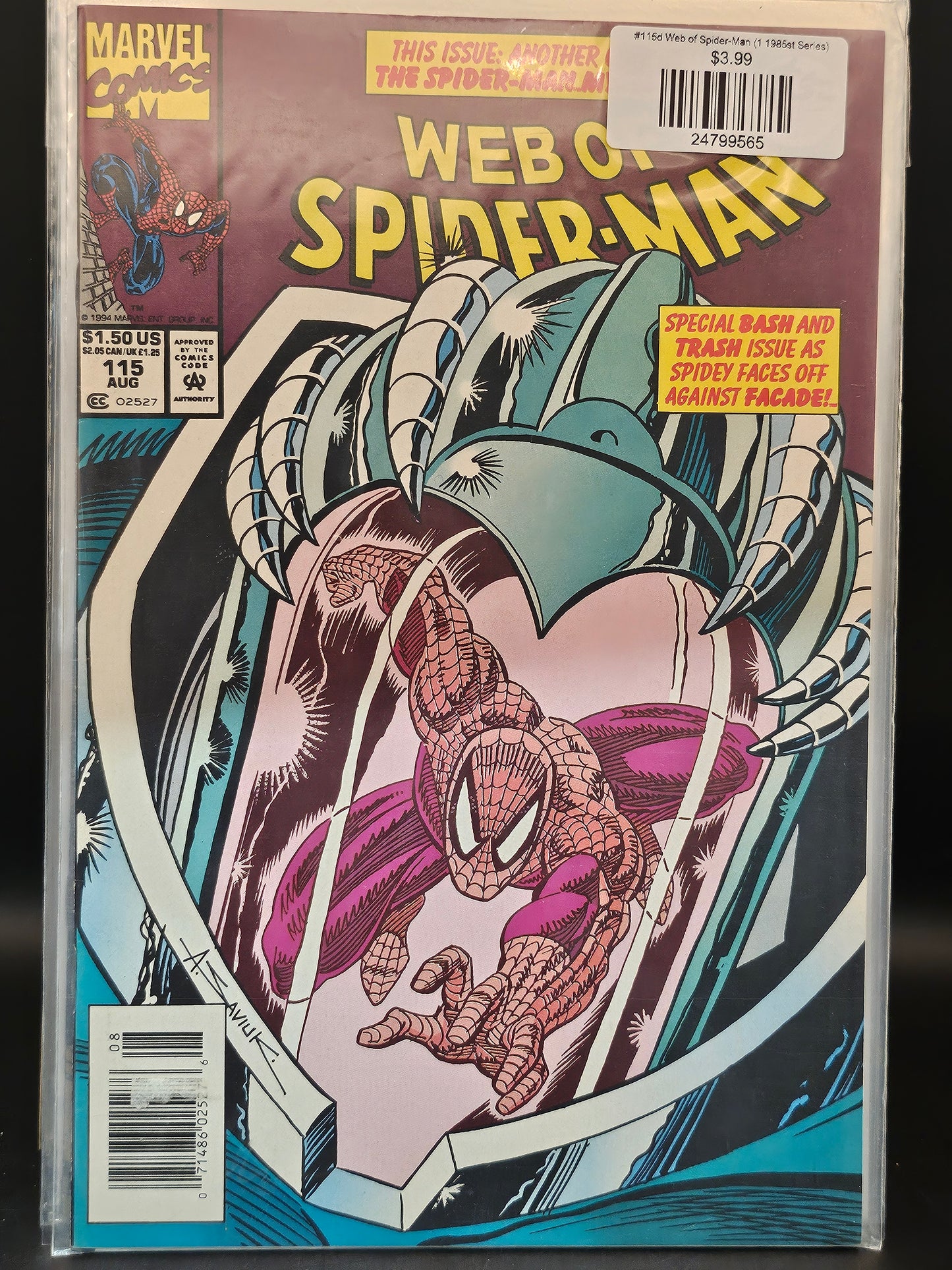 #115d Web of Spider-Man (1985 1st Series)
