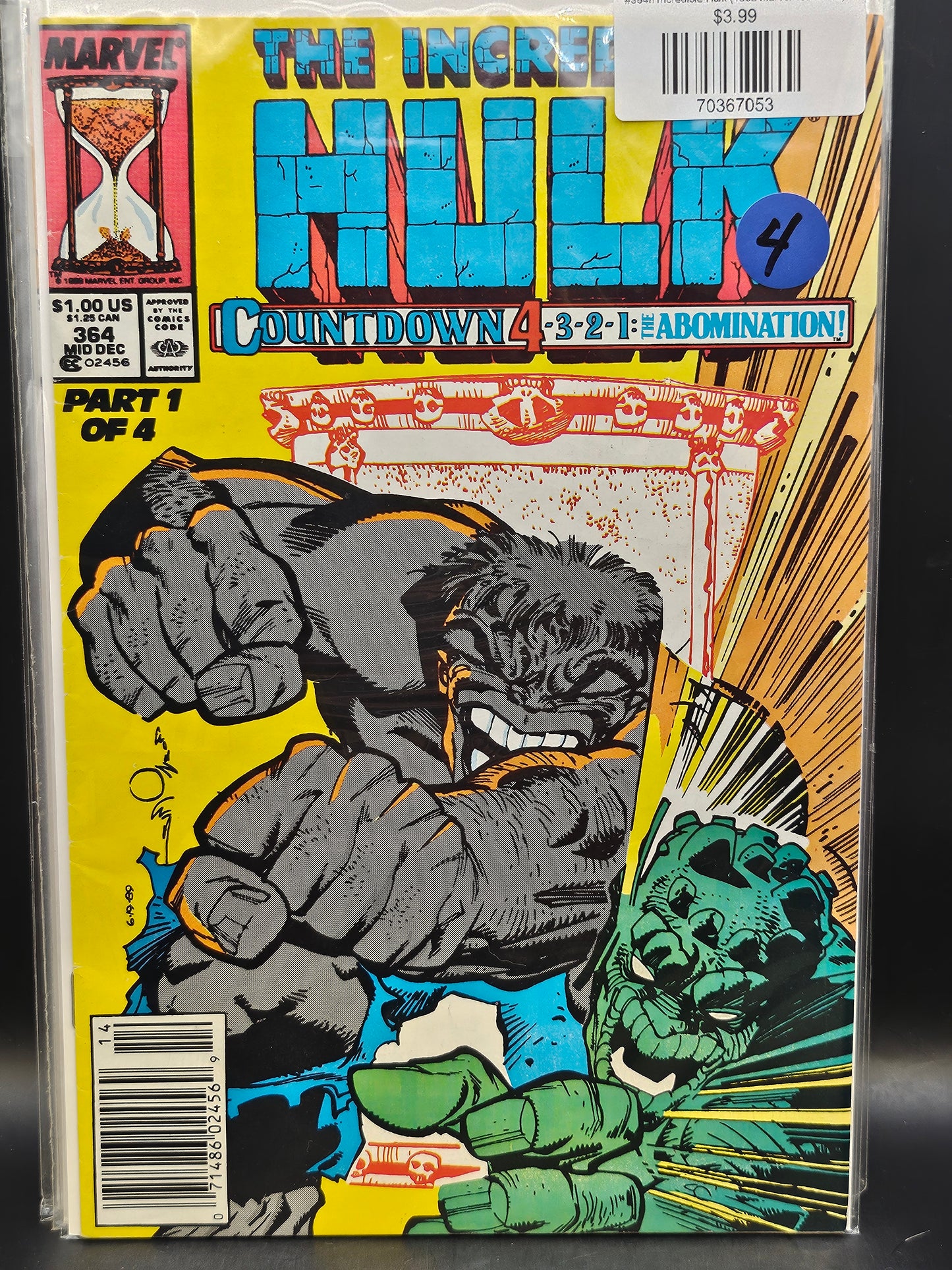 #364n Incredible Hulk (1962 Marvel 1st Series)