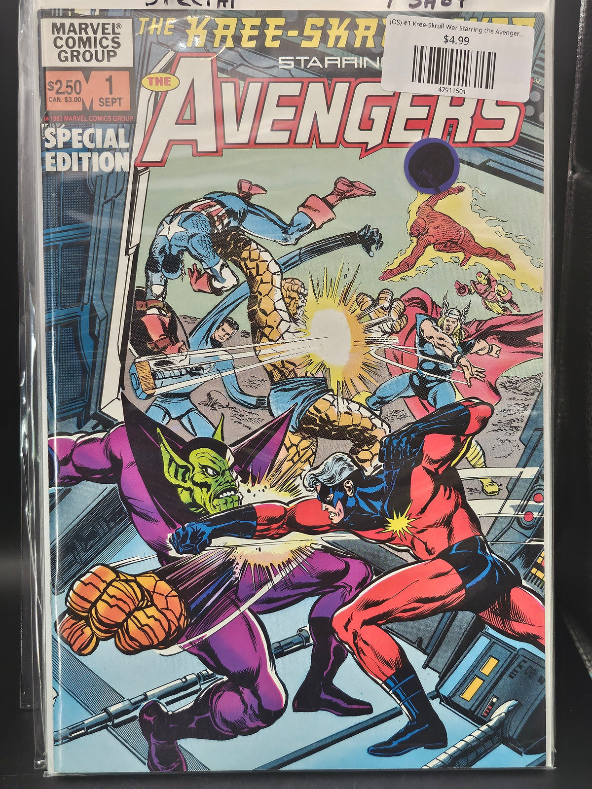 (OS) #1 Kree-Skrull War Starring the Avengers (1983)