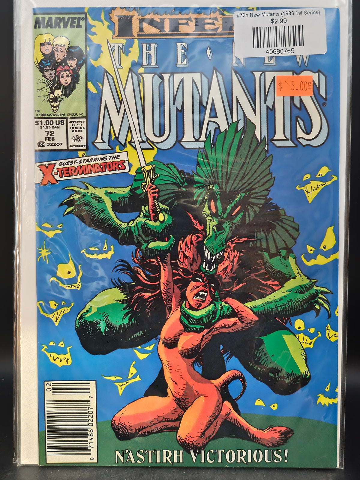 #72n New Mutants (1983 1st Series)