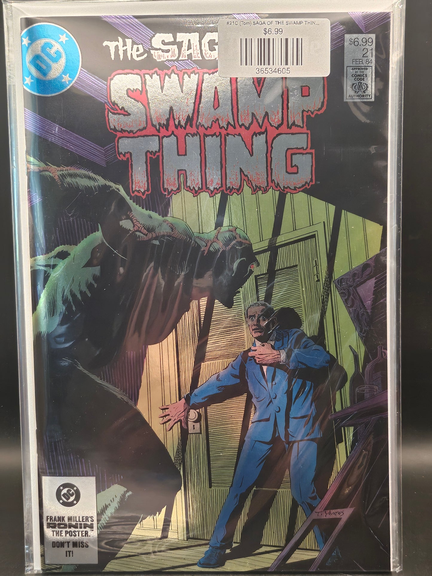 #21C (Tom) SAGA OF THE SWAMP THING (FACSIMILE EDITION TOM YEATES FOIL VAR)