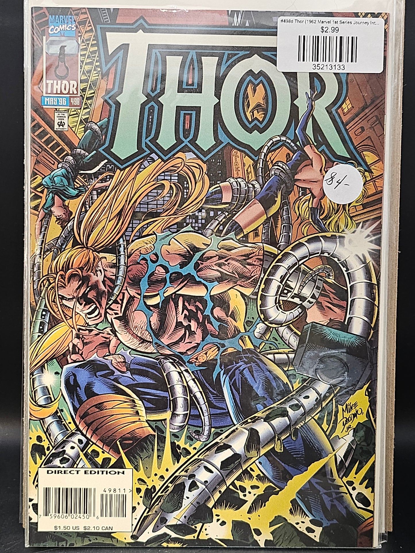 #498d Thor (1962 Marvel 1st Series Journey Into Mystery)