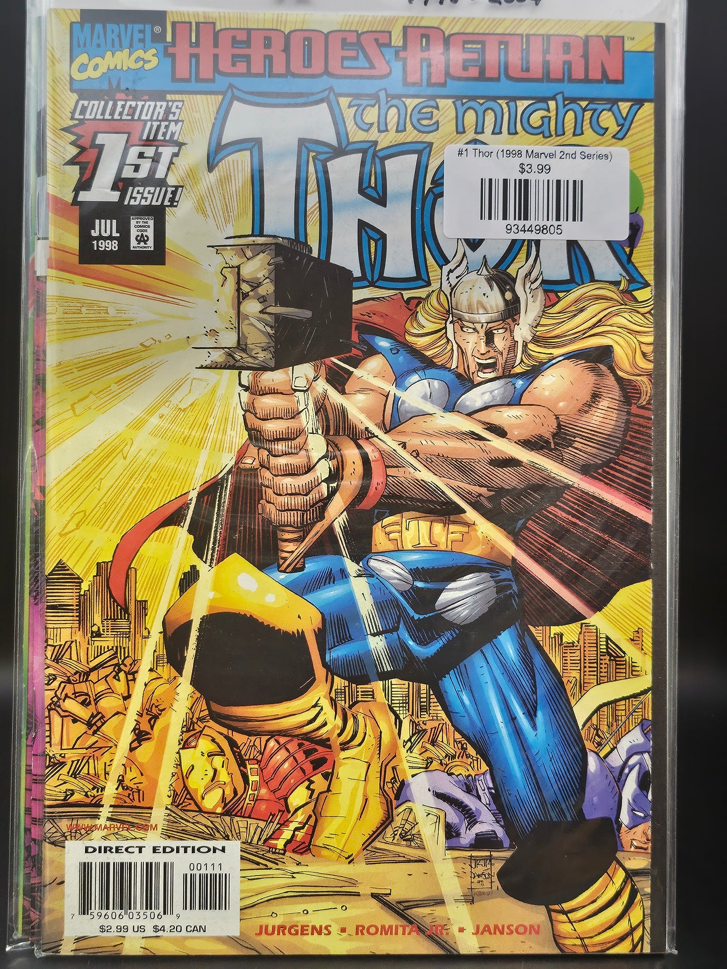 #1 Thor (1998 Marvel 2nd Series)