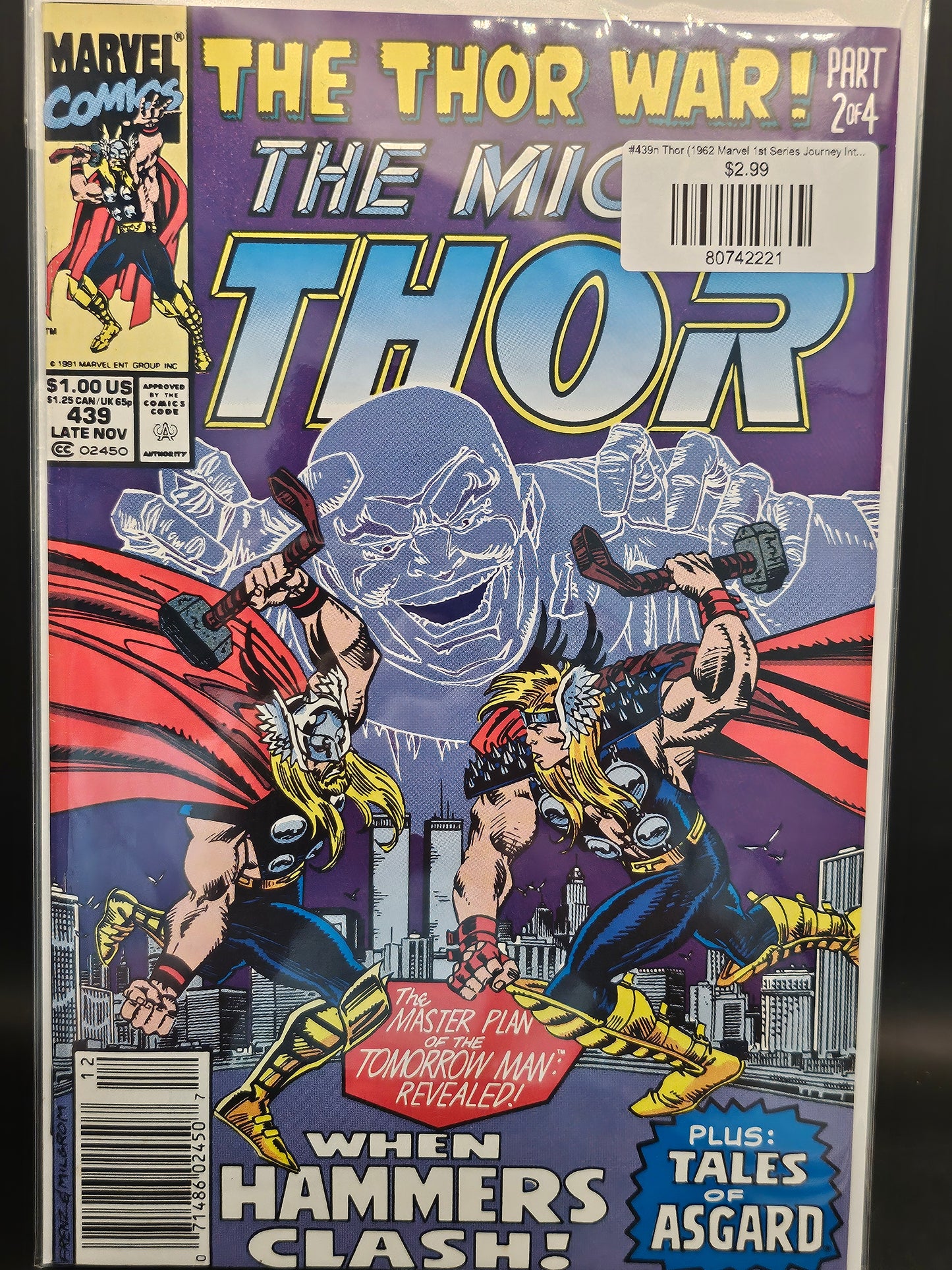 #439n Thor (1962 Marvel 1st Series Journey Into Mystery)