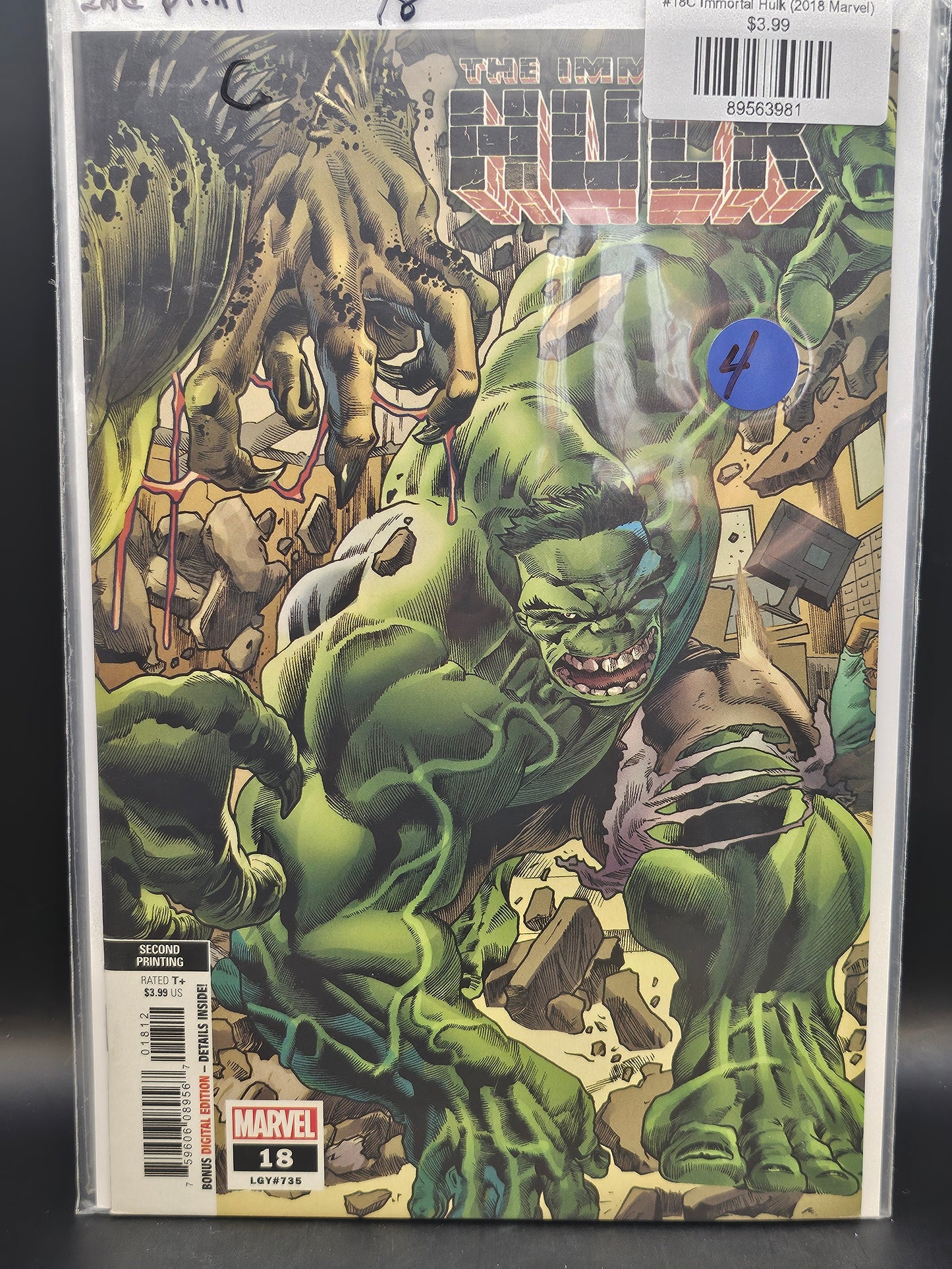 #18C Immortal Hulk (2018 Marvel)